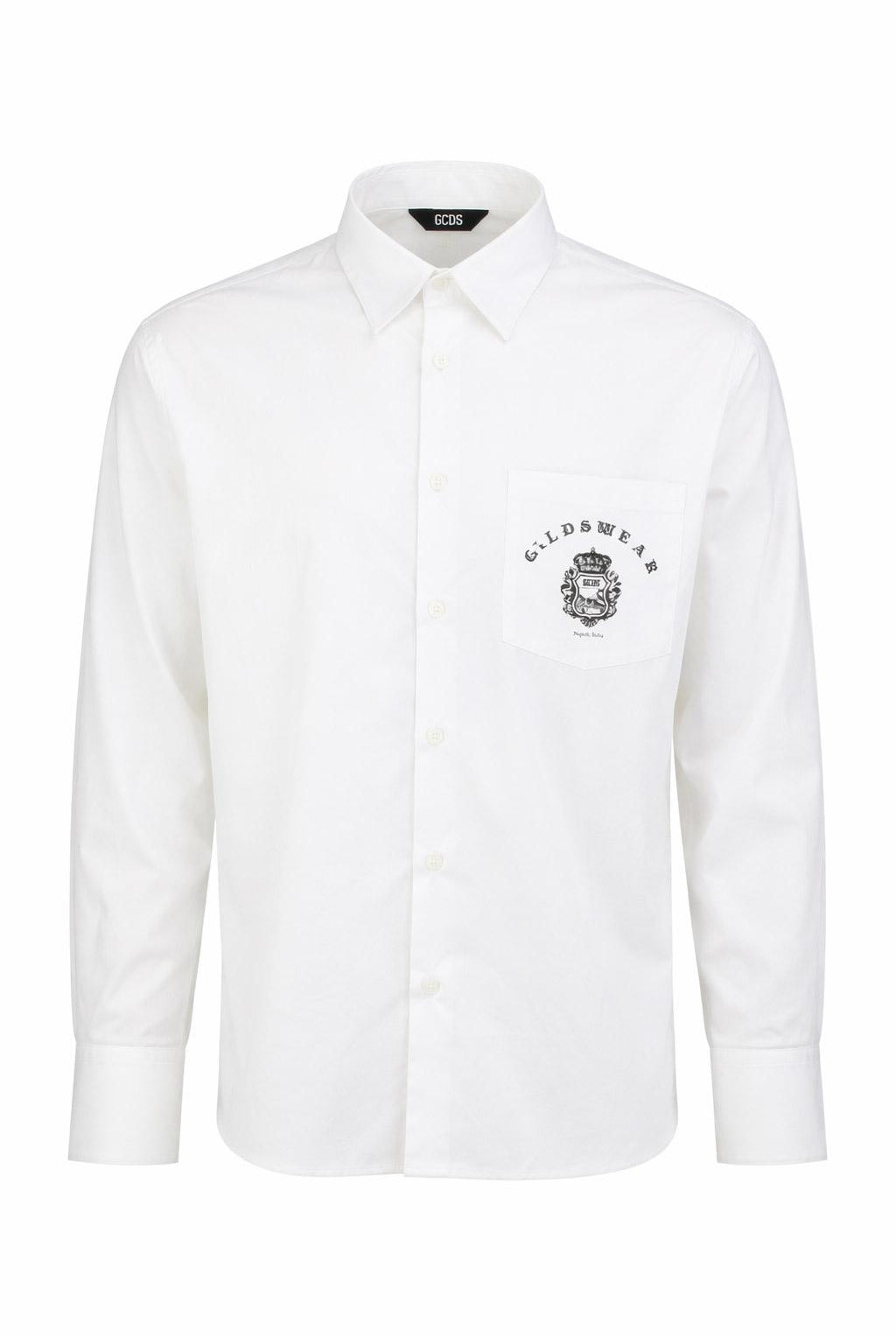 Camicia Oversize uomo con stemma Napoli