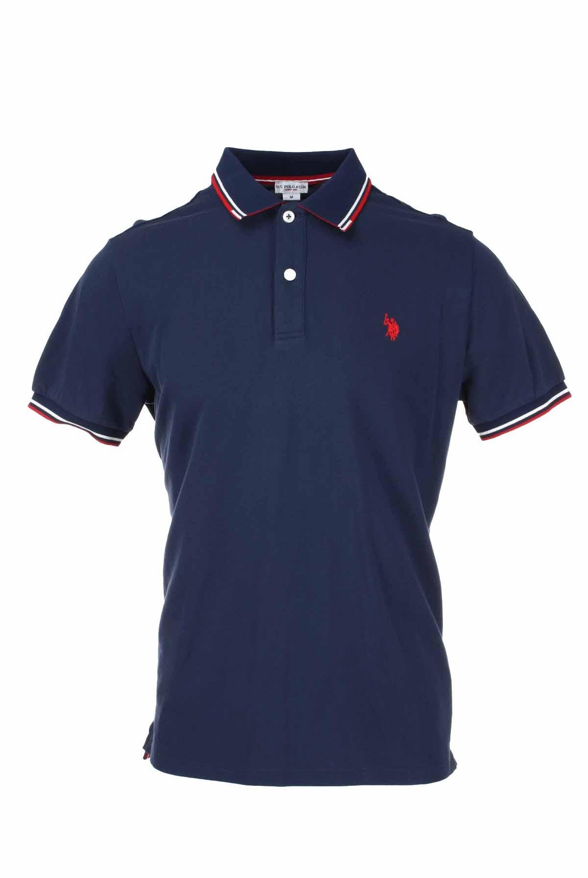 Polo mezza manica bordi colorati