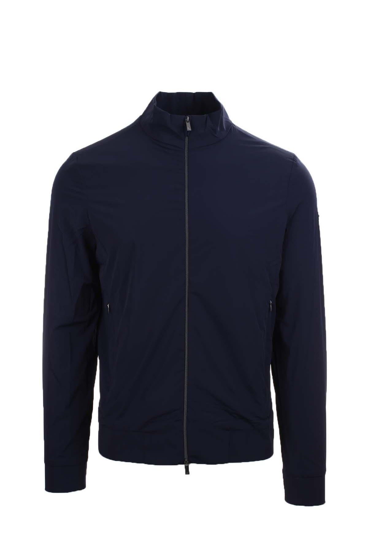 Giubbino Bomber full zip in tessuto tecnico