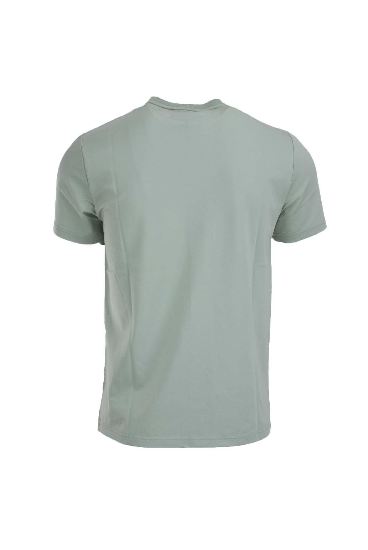 Tshirt in piquet stretch di cotone e seta