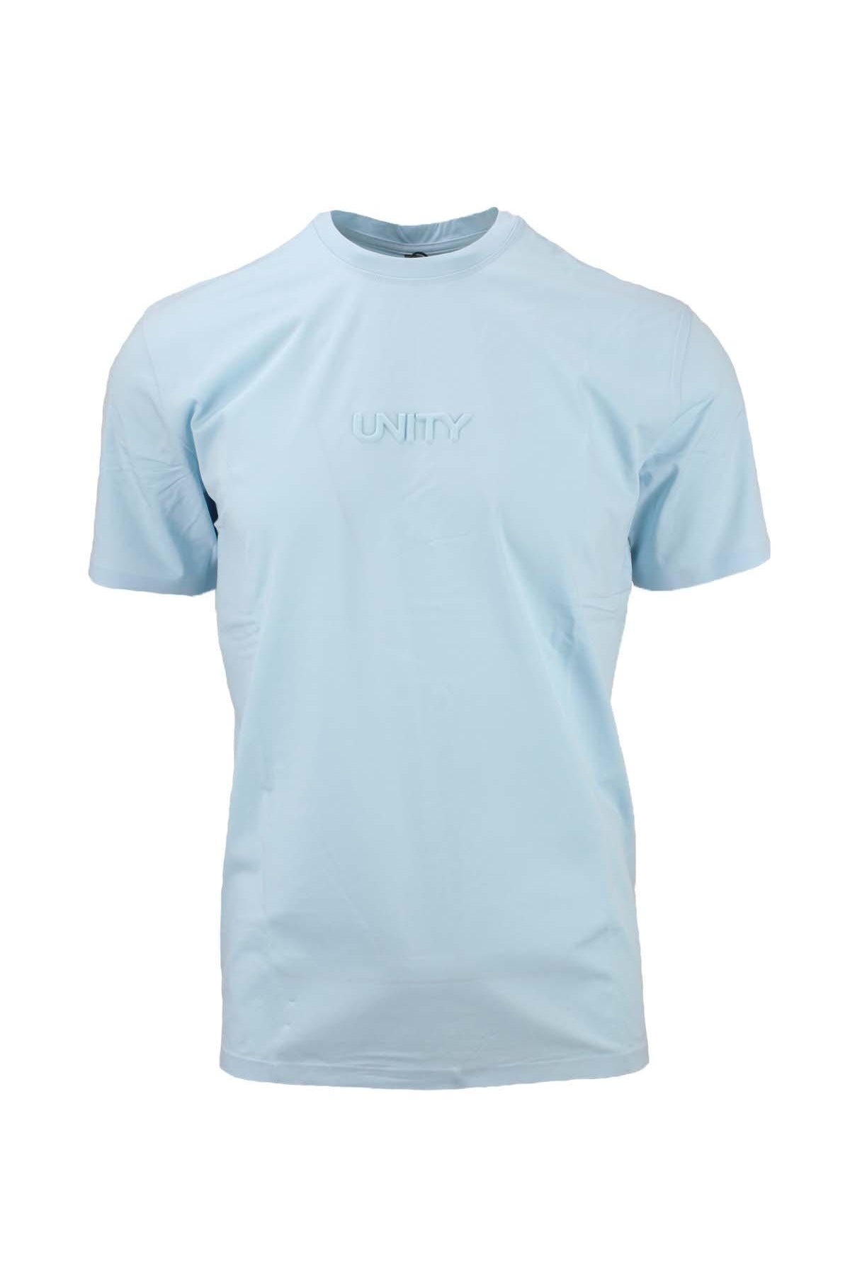 Tshirt in cotone stretch con logo Unity