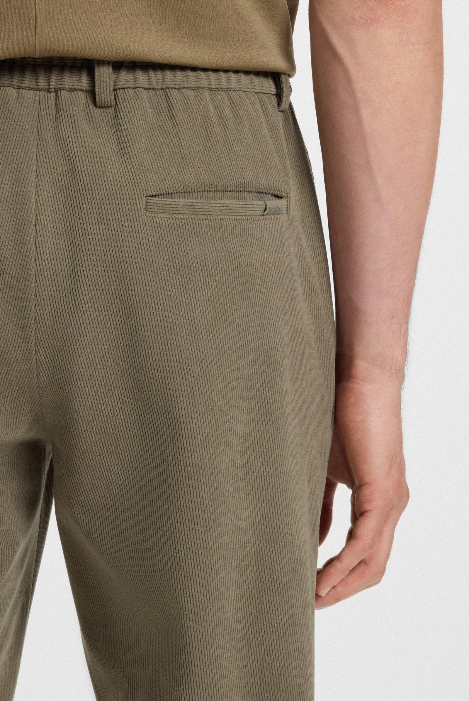 Pantalone tasche america in velluto 1000 righe