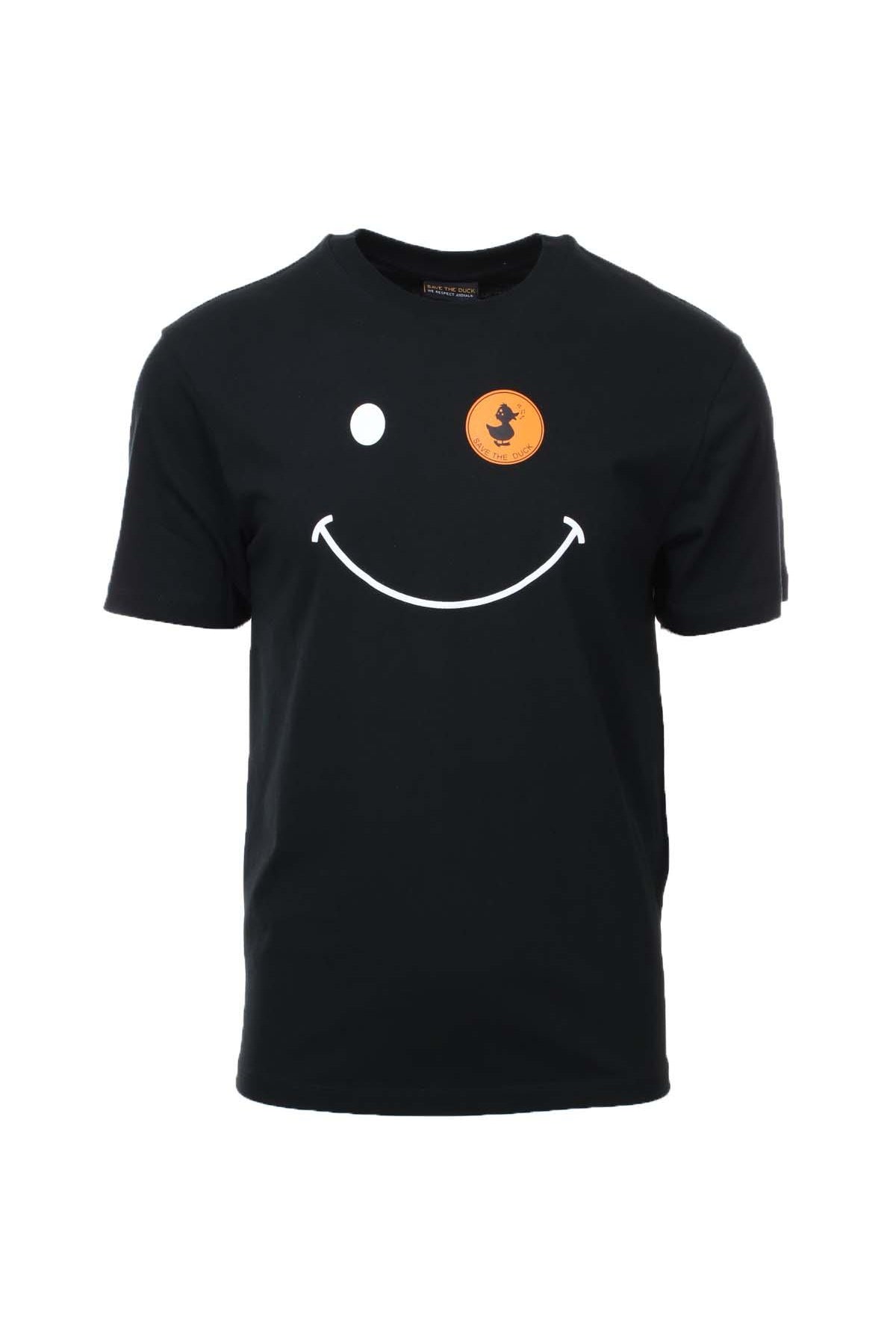 T-shirt mezza manica stampa Smile