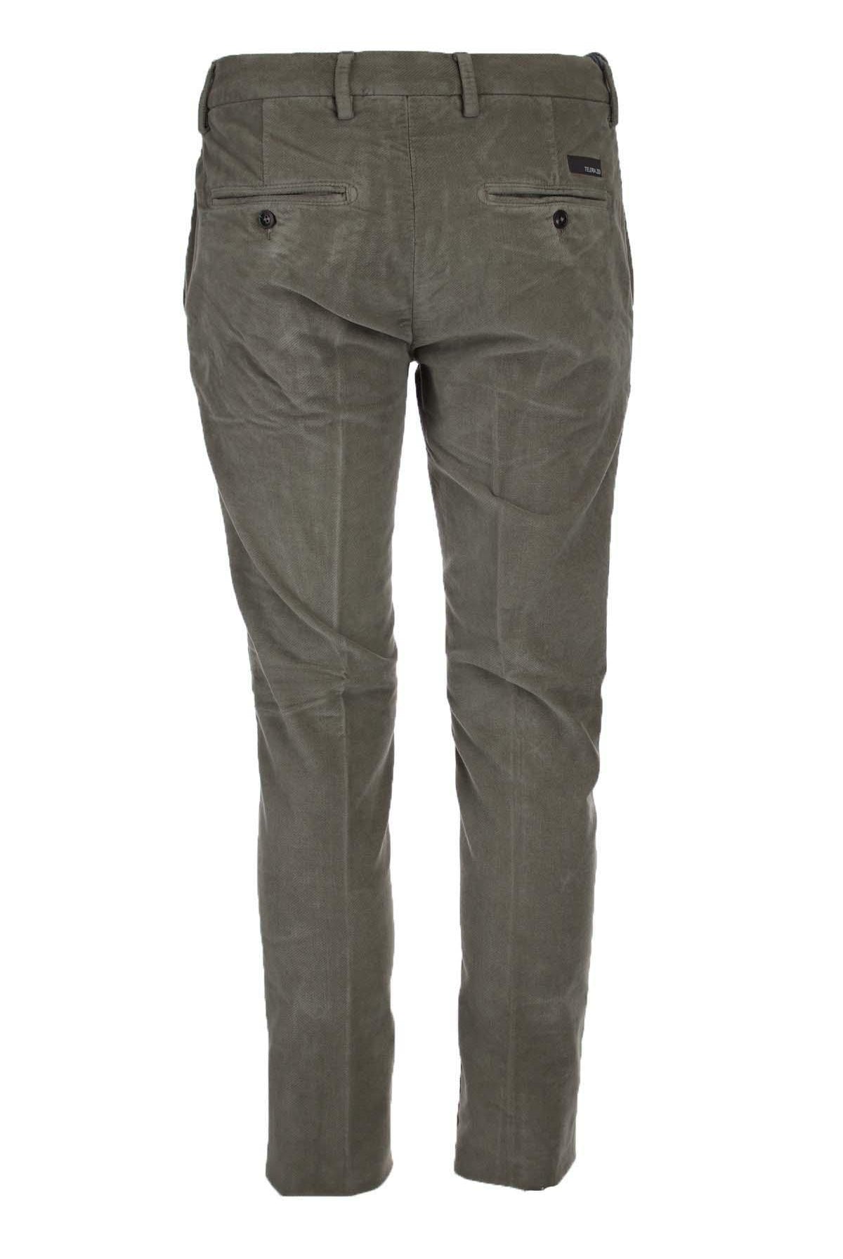 Pantalone chino in cotone armaturato stretch