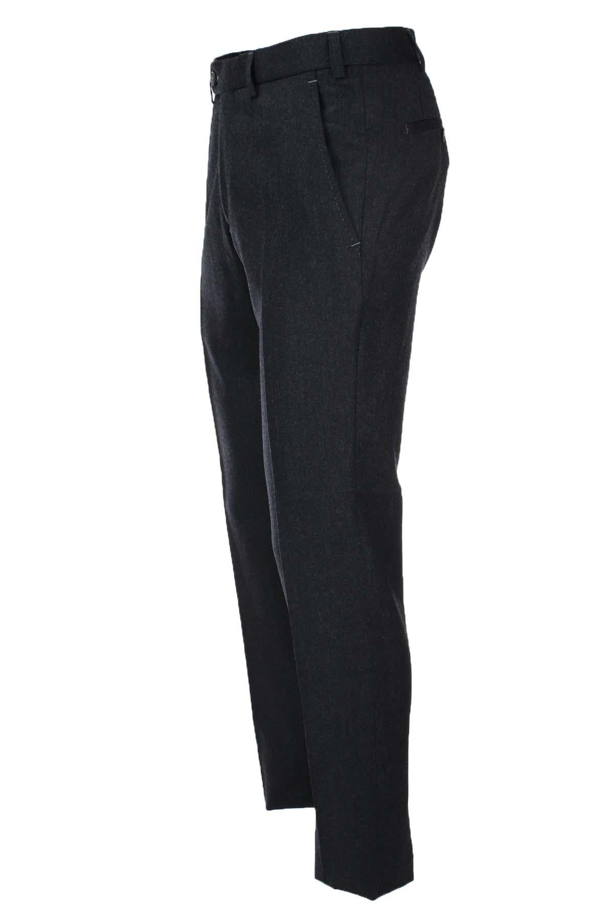 Pantalone in lana cachemire tasche america.