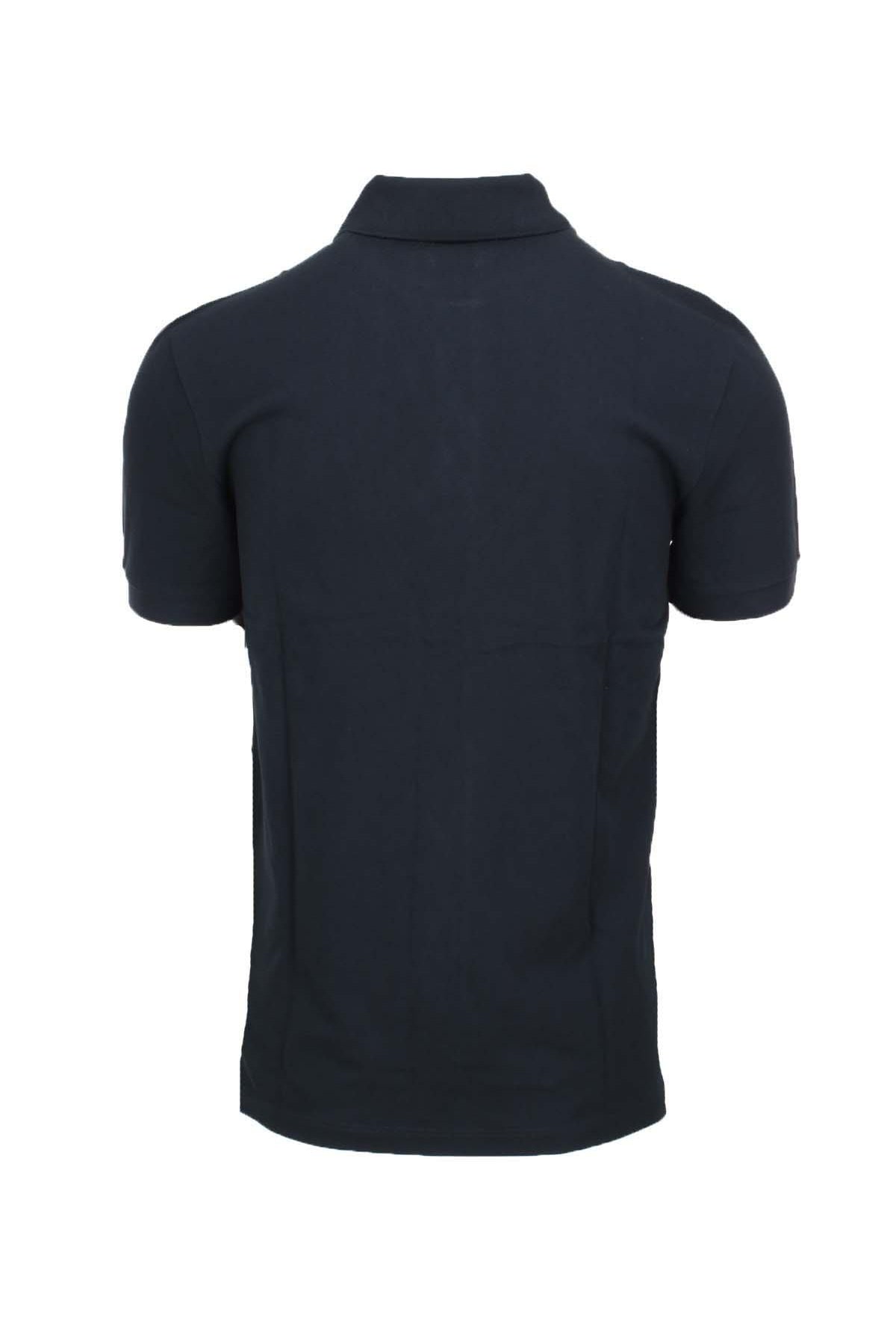 Polo mezza manica in cotone piquet con logo