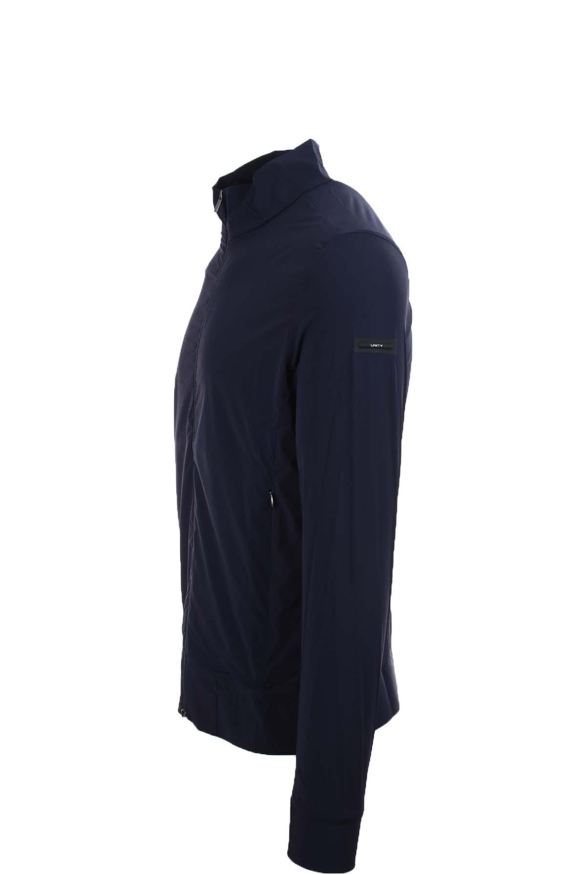Giubbino Bomber full zip in tessuto tecnico