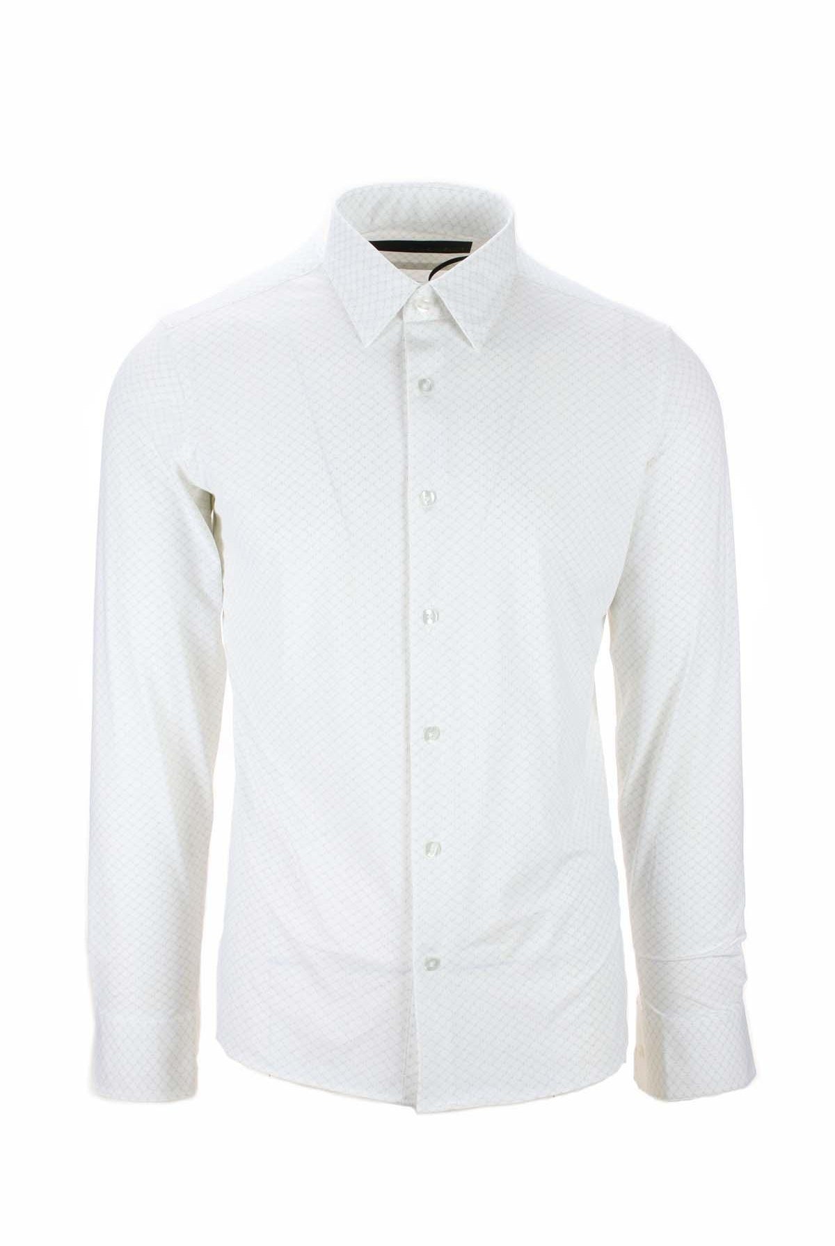 Camicia in tessuto tecnico micro fantasia