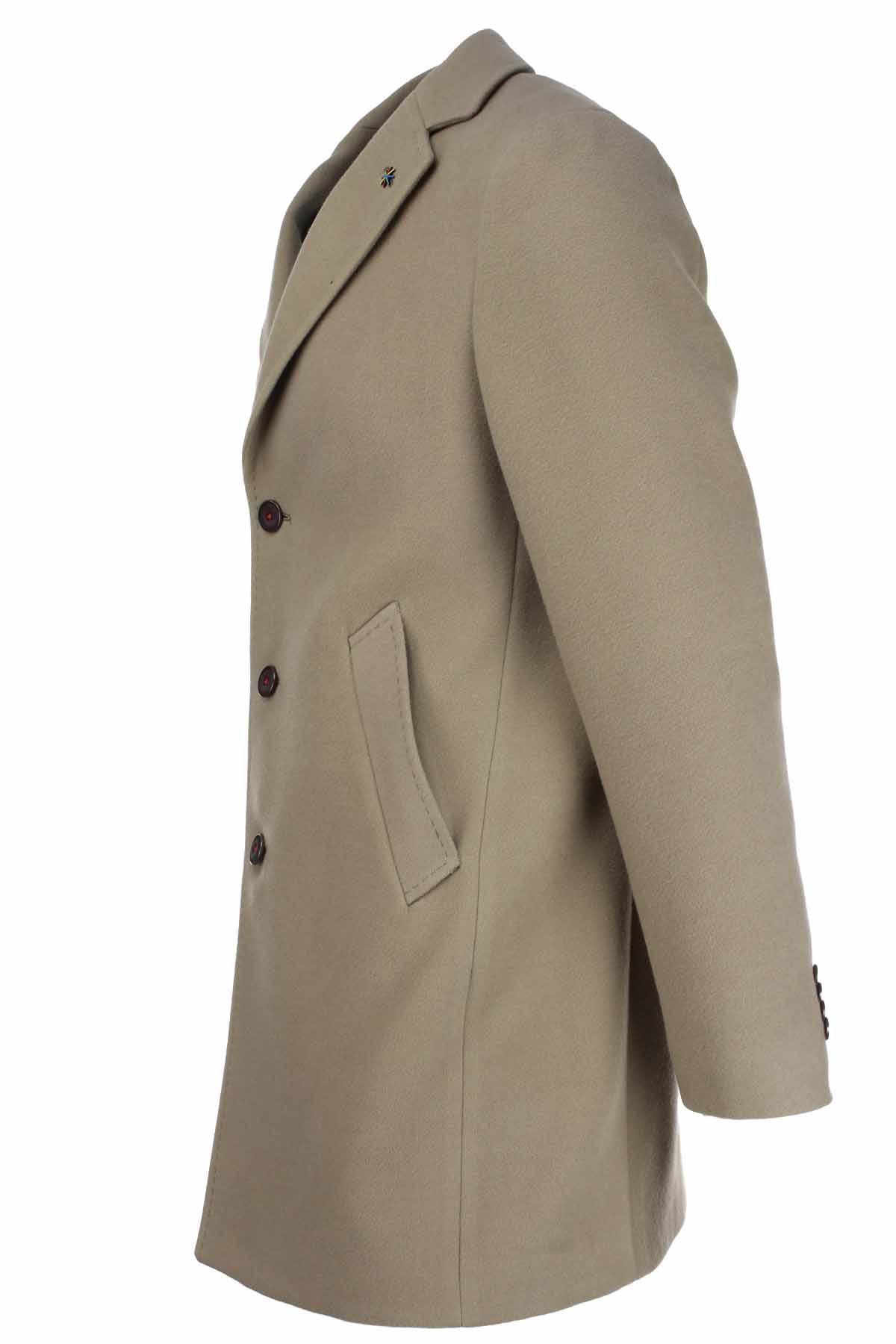 Cappotto in lana unito