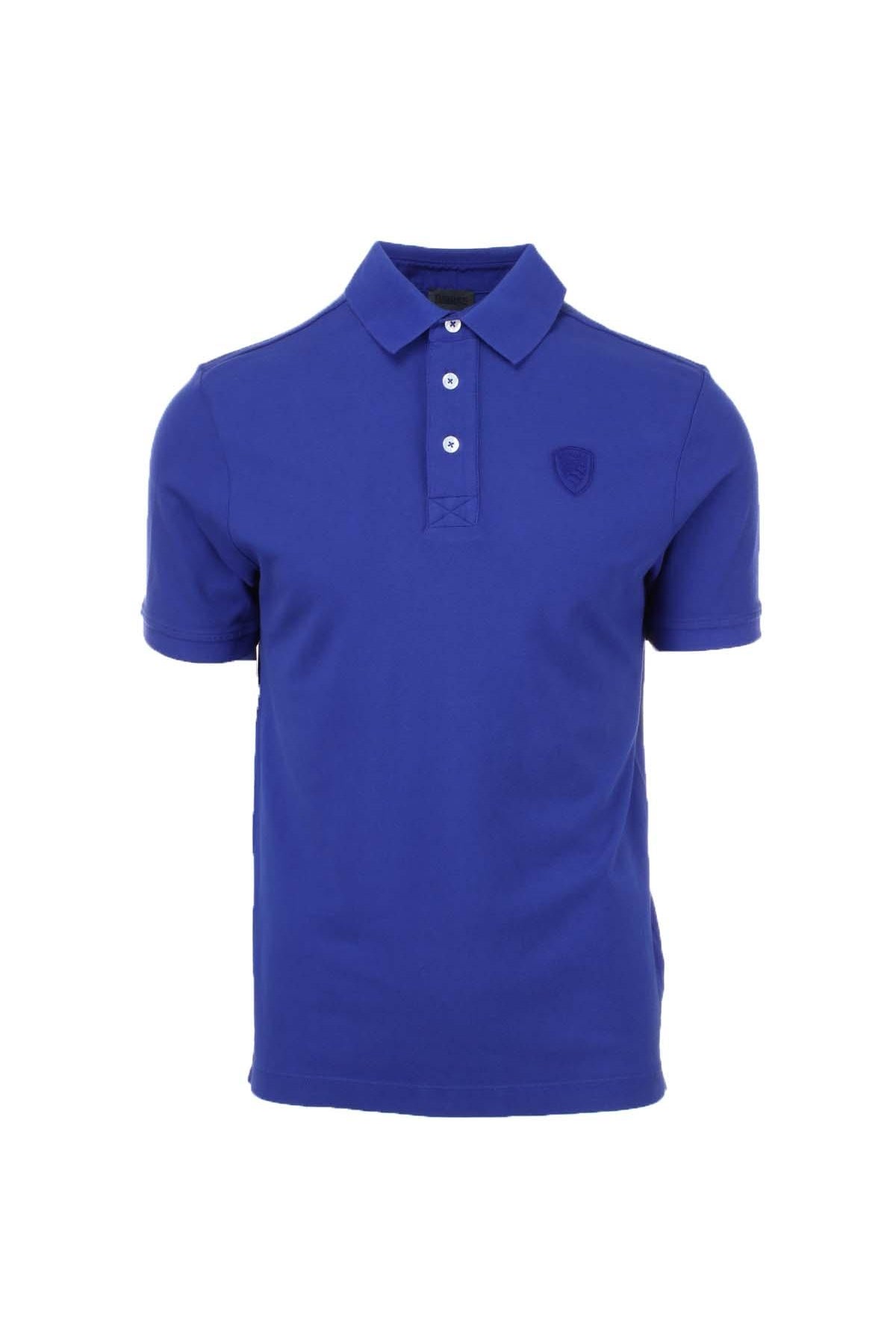 Polo mezza manica piquet di cotone tinta unita