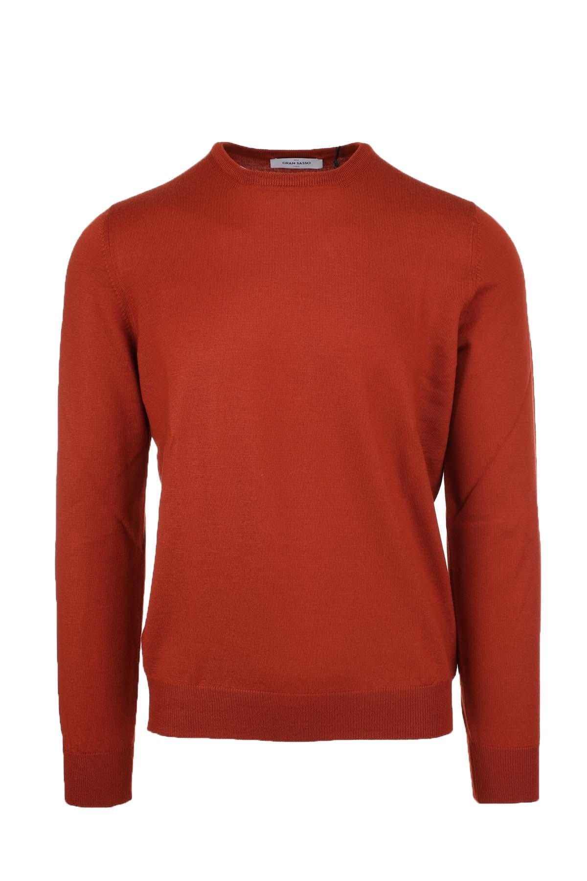 Maglia girocollo in lana merinos