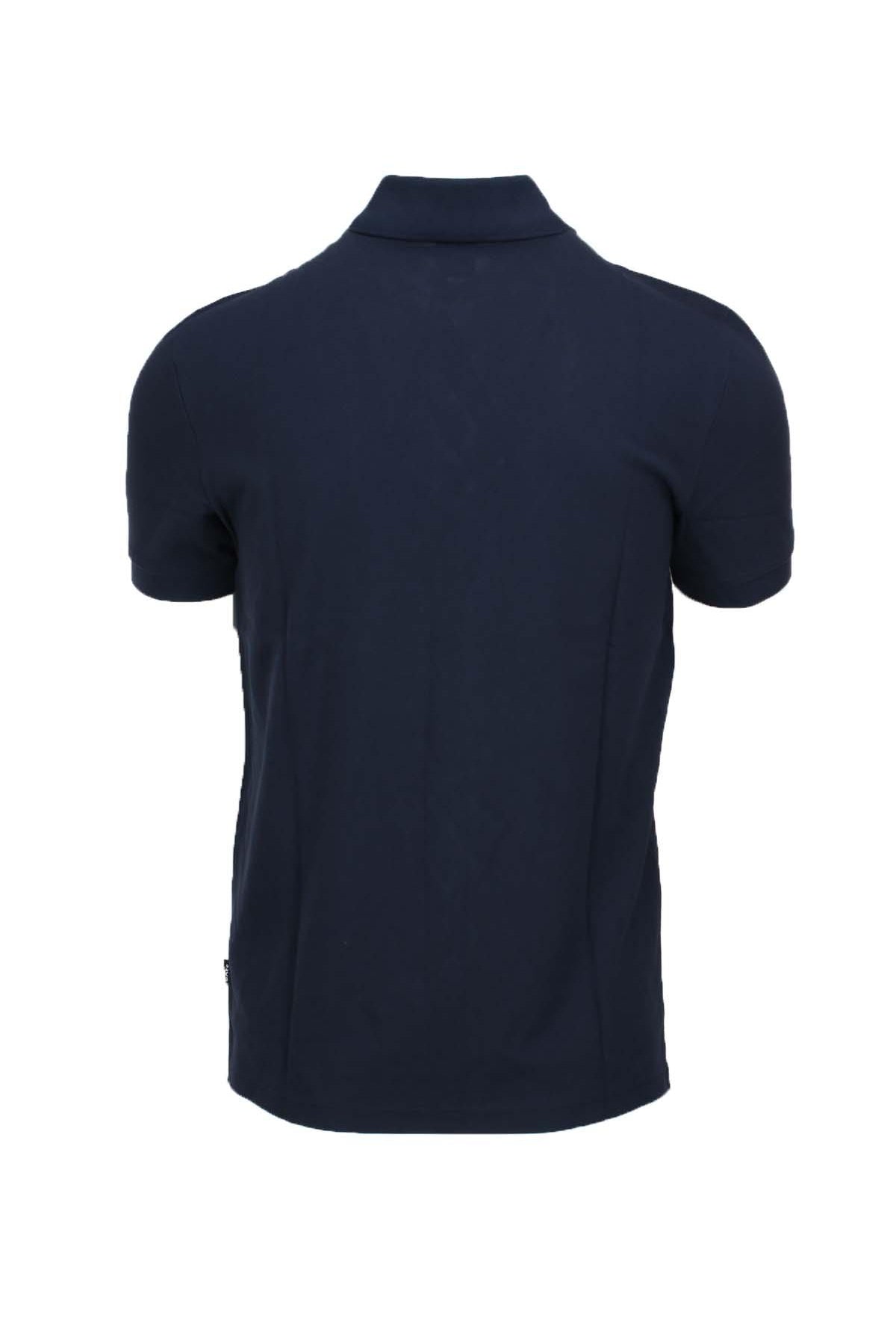 Polo mezza manica in cotone piquet con logo