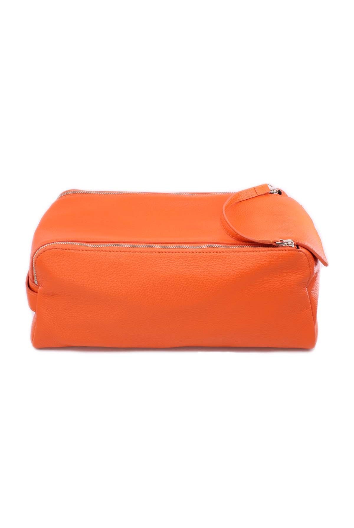 Beauty case uomo in pelle Orciani