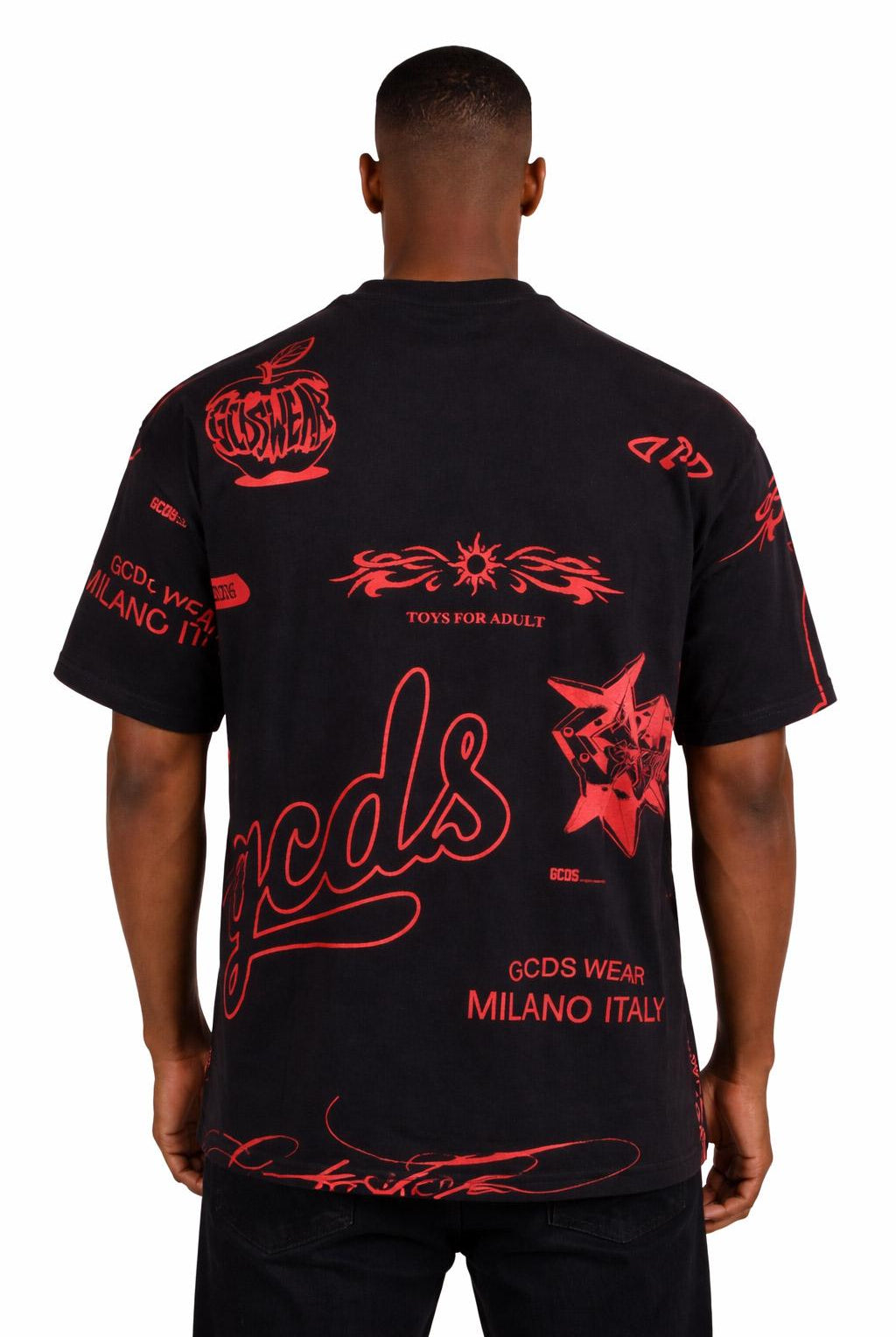 T-Shirt hall over history Grafica Rossa