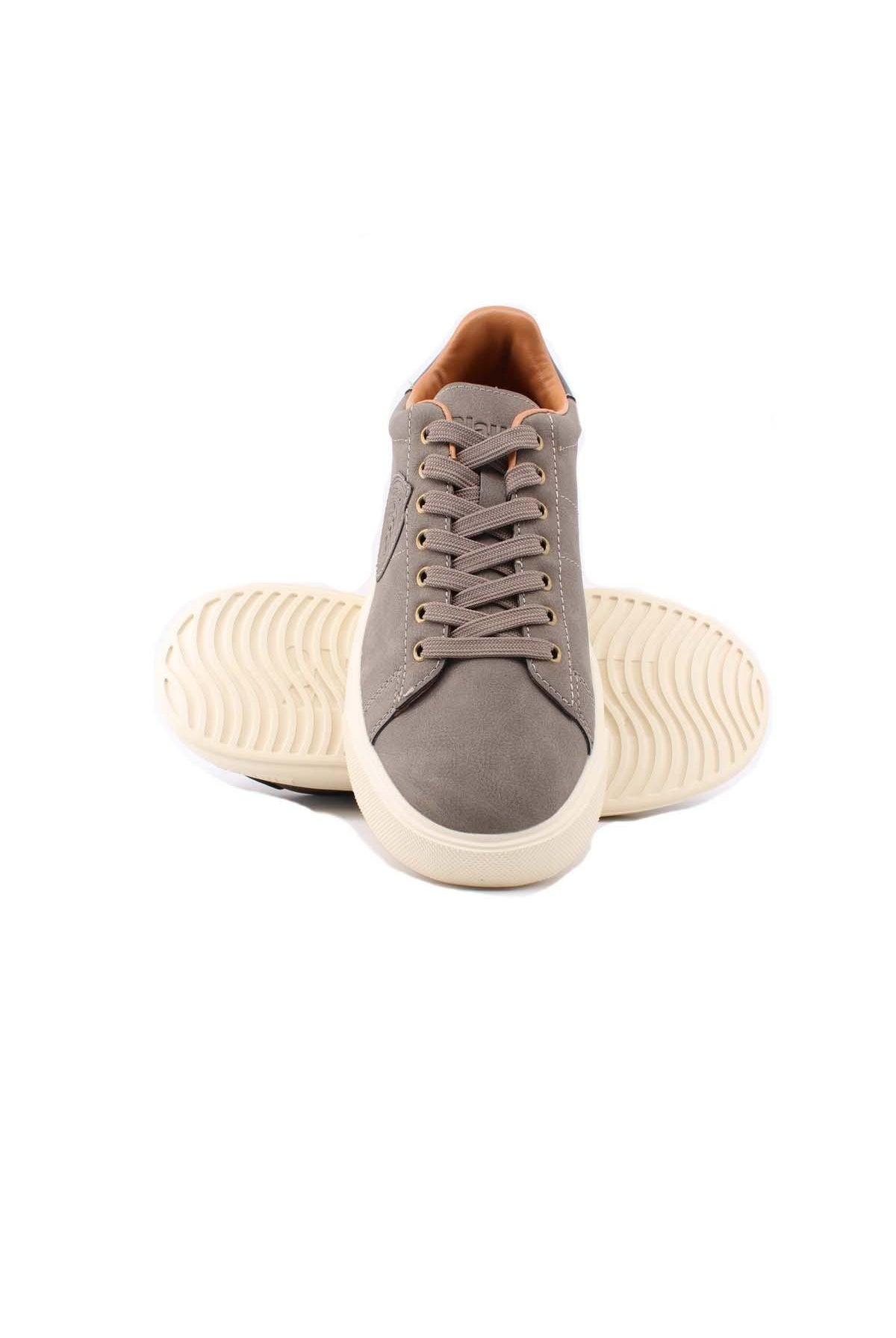 Scarpe Sneaker in pelle con scudetto Buck01