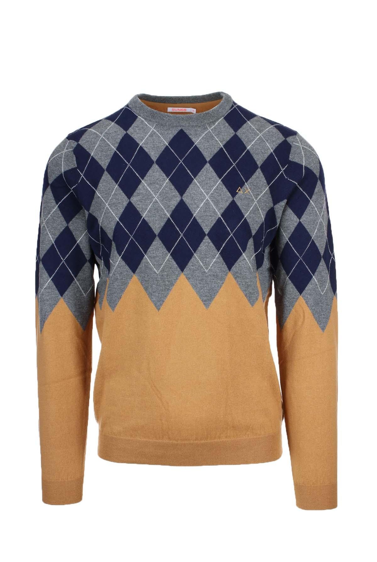Pullover girocollo rombi