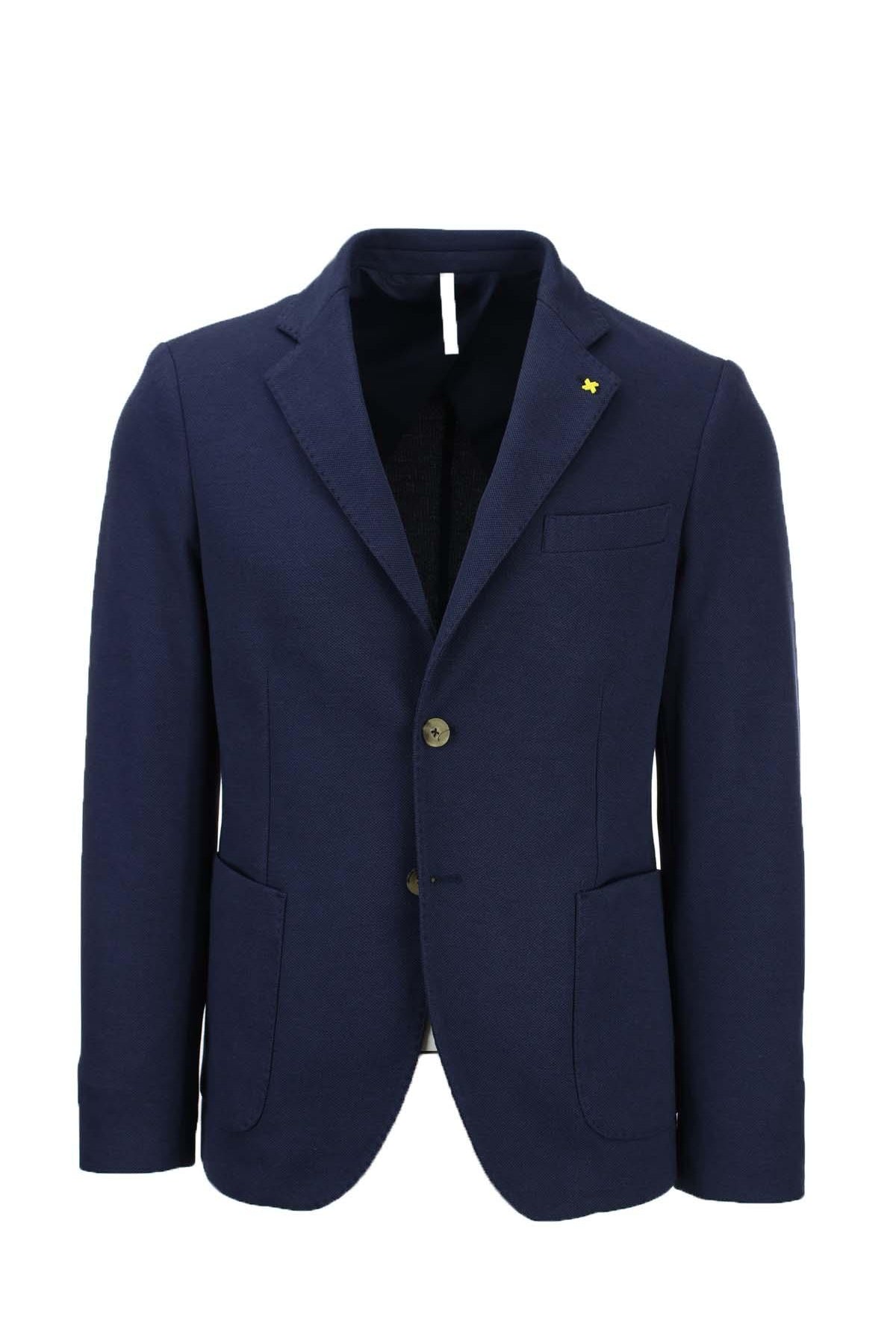 Giacca monopetto in tessuto stretch