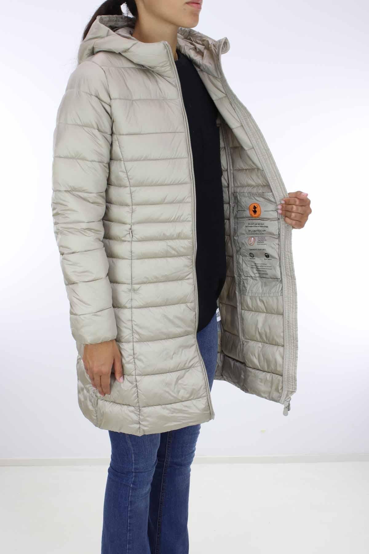 Cappotto lungo con cappuccio Camille