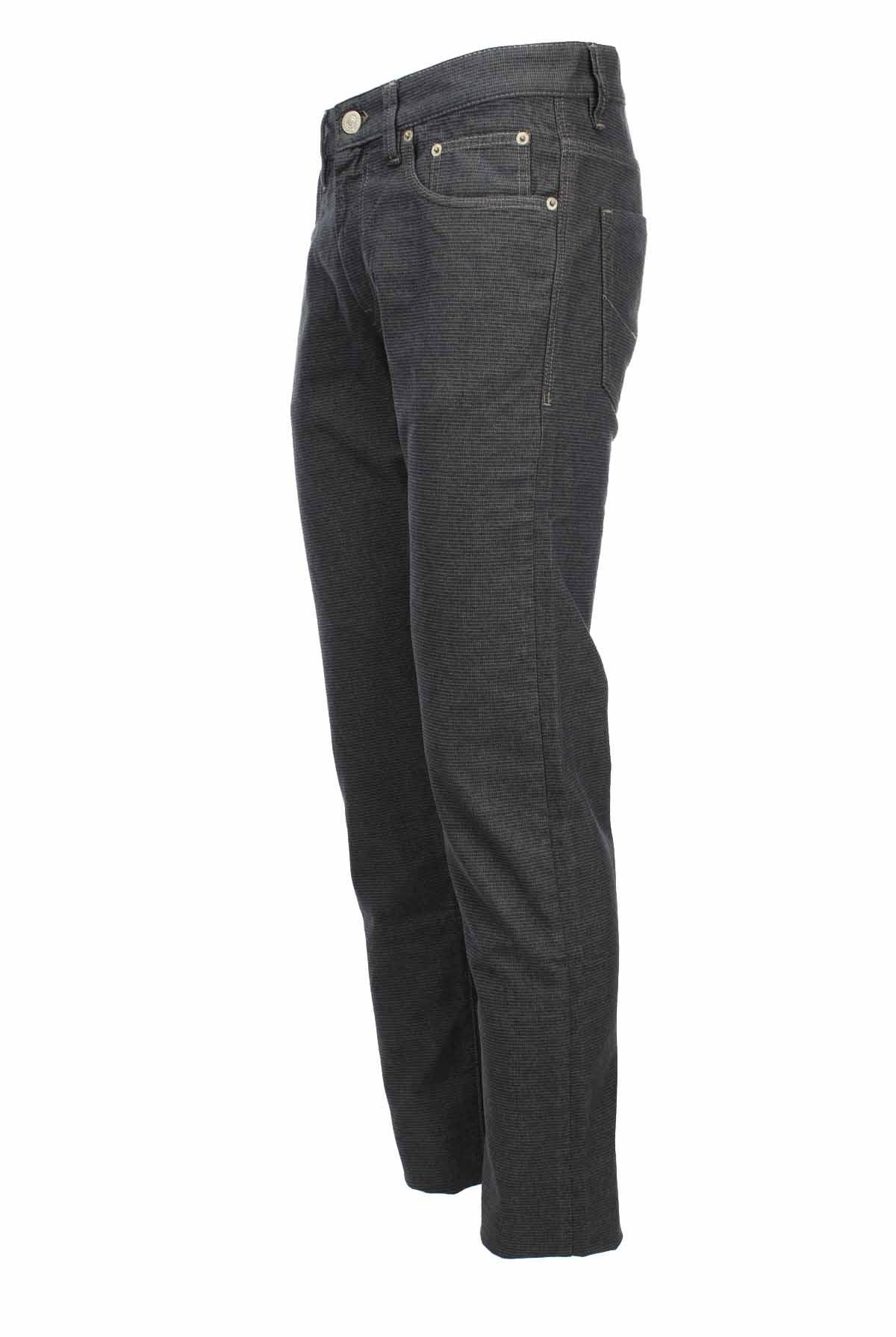 Pantalone 5 taschein cotone stretch operato