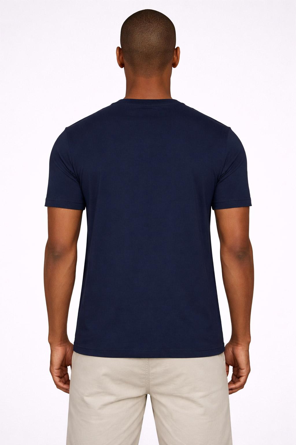 Tshirt Uomo in Cotone con Stampa Blauer 1936 CHAMBERLAN