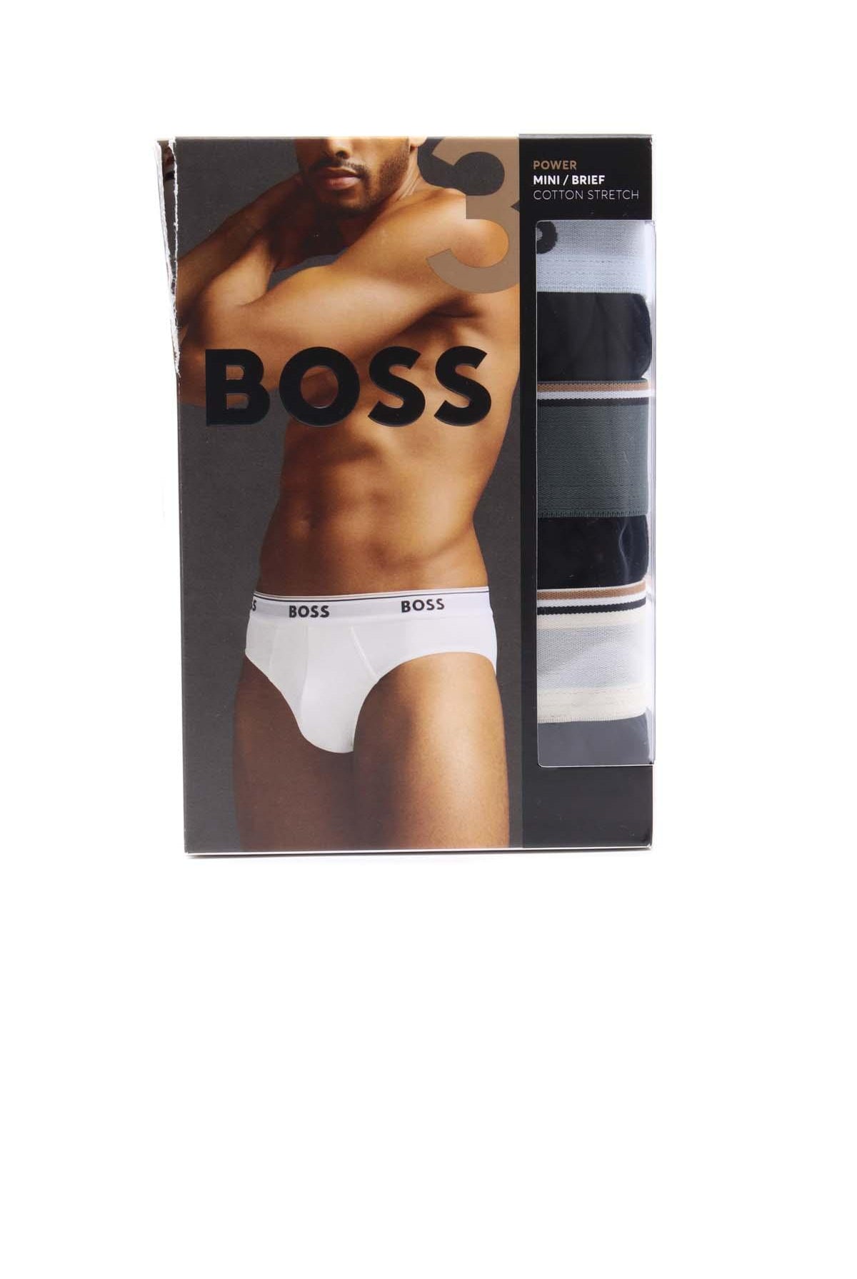 Slip intimo in cotone elasicizzato confezione da tre