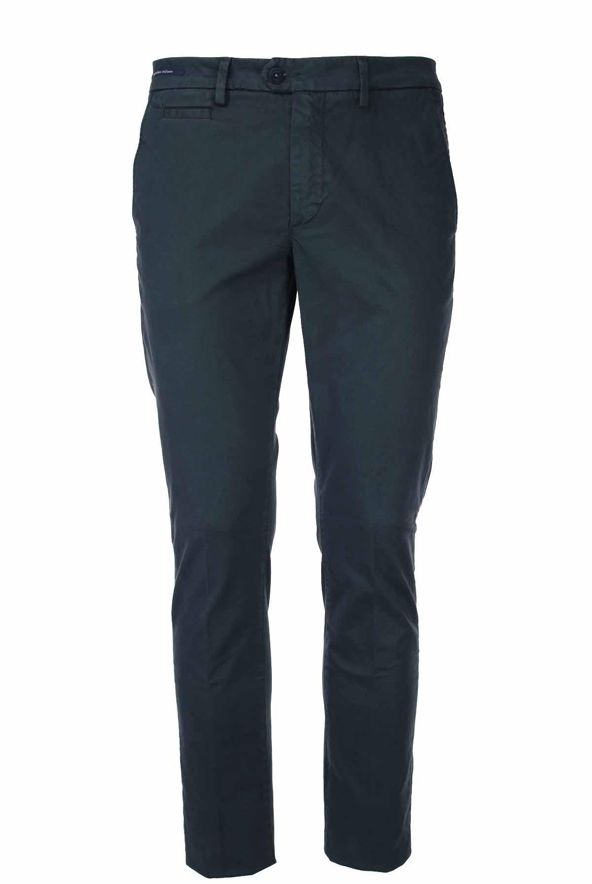 Pantalone chino in raso di cotone stretch
