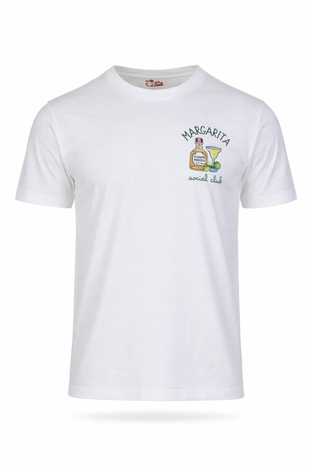Tshirt Uomo in Cotone con Stampa Margarita Social Club