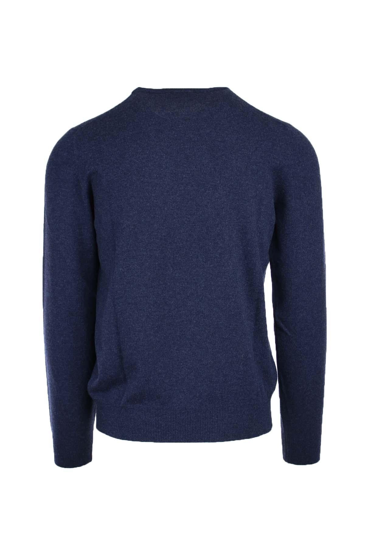 Maglia girocollo in lana cachemire