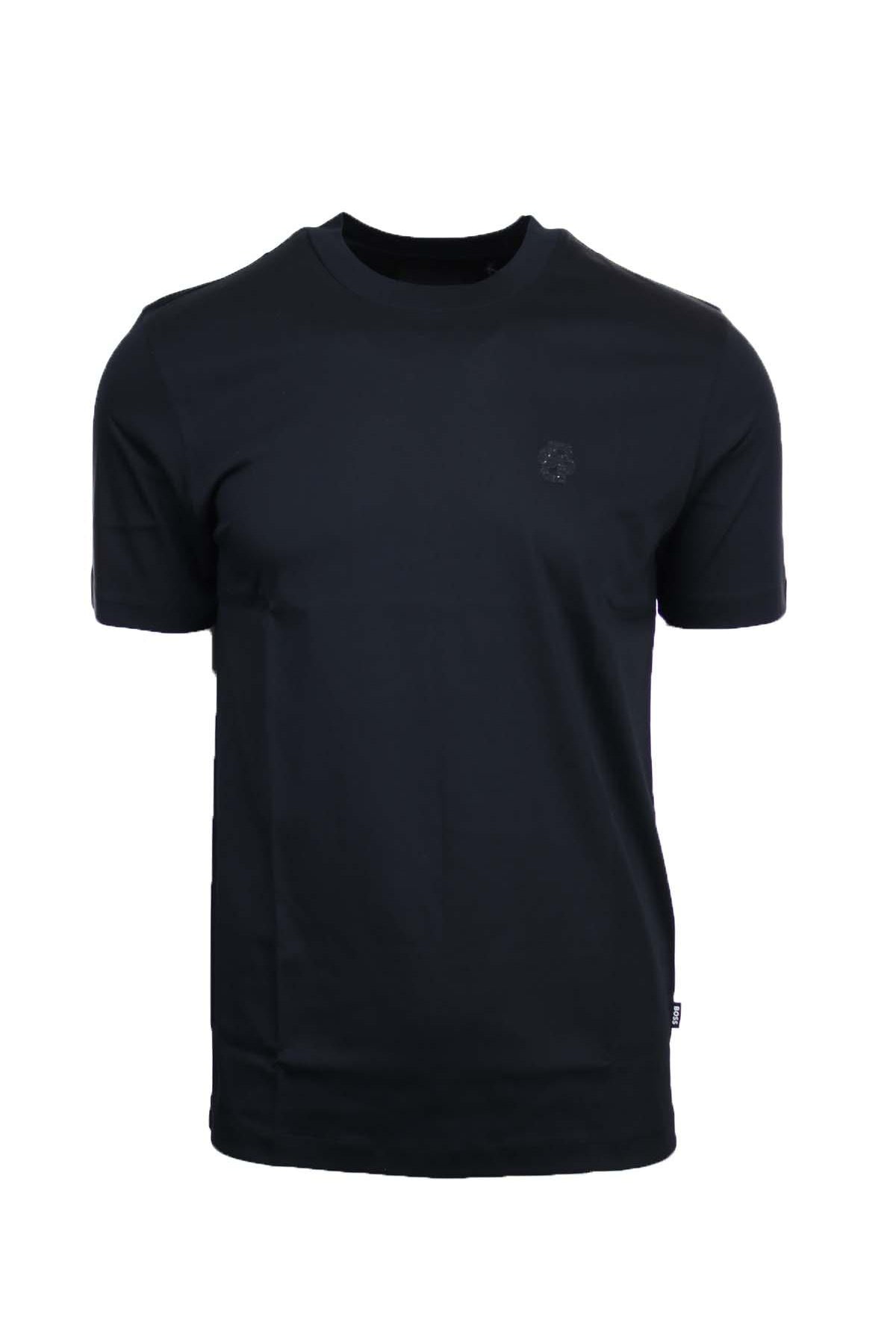 Tshirt mezza manica con logo glitterato double B