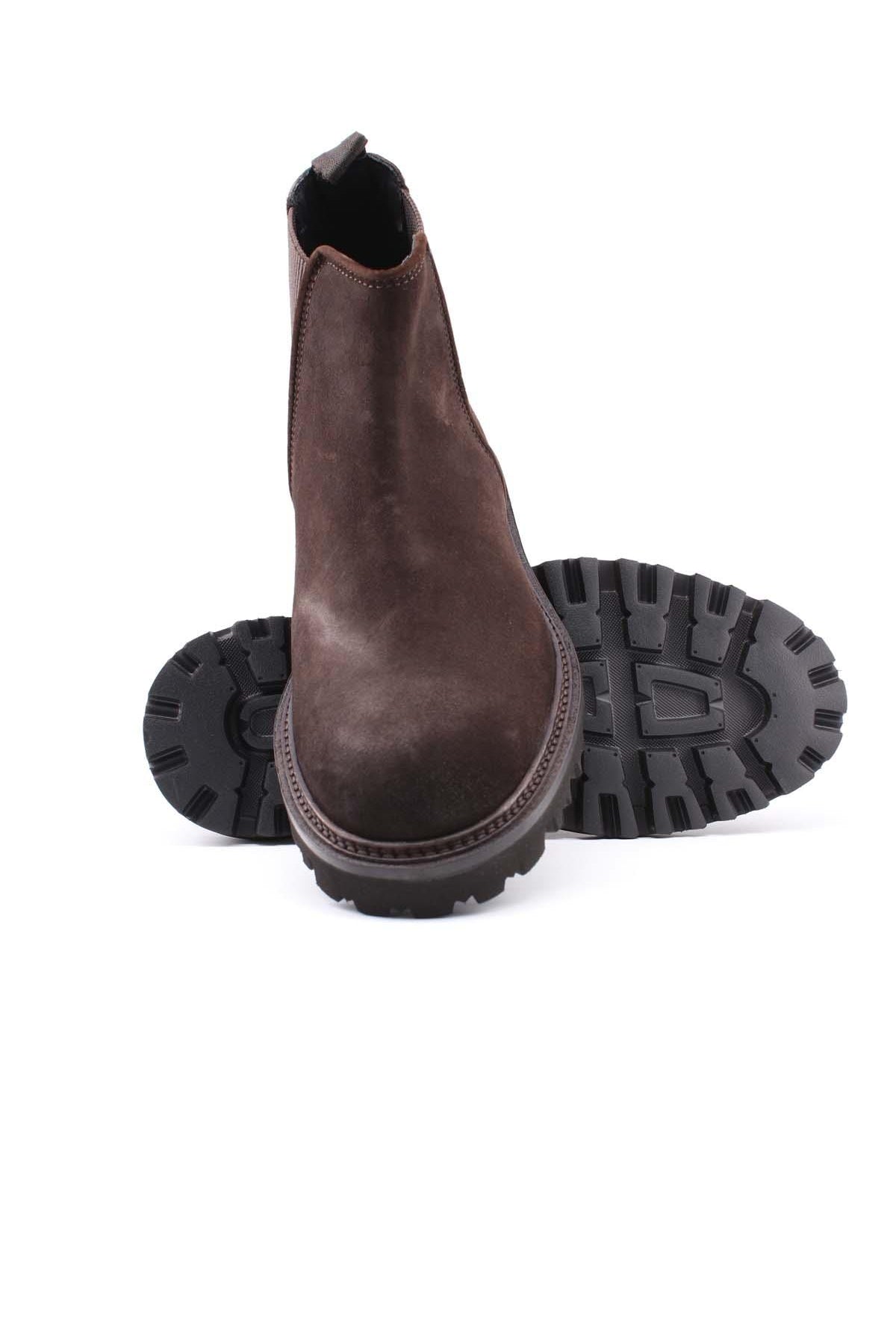 Stivaletti chelsea in pelle scamosciata