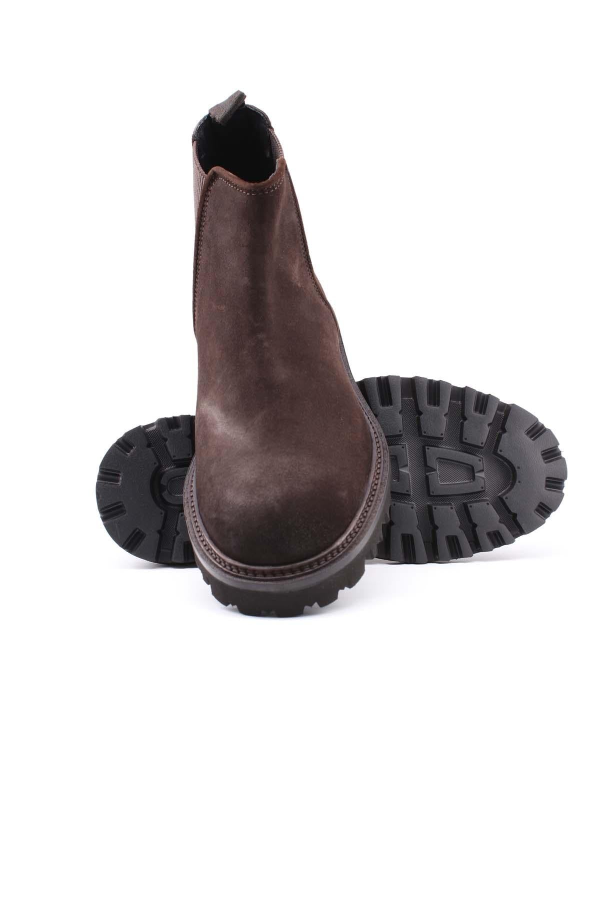 Stivaletti chelsea in pelle scamosciata