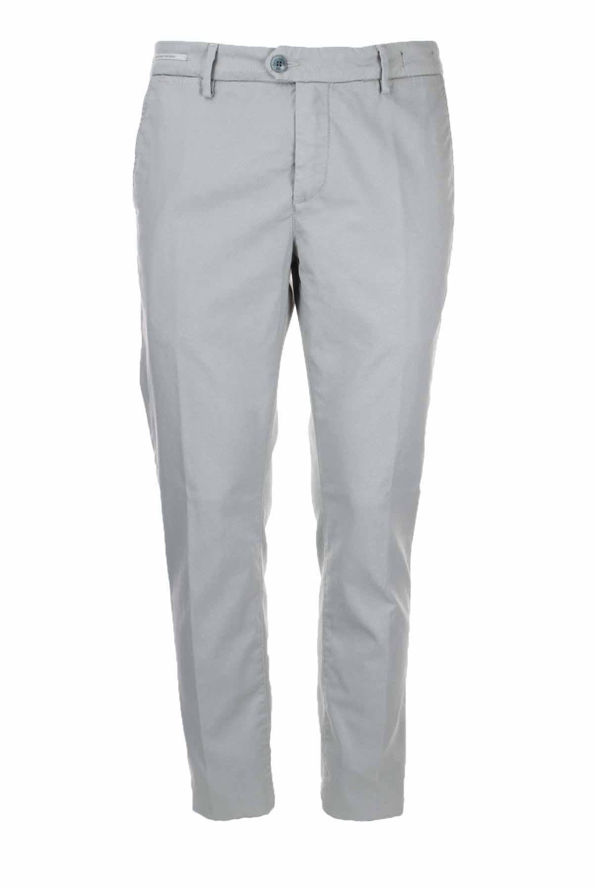 Pantalole chino in cotone micropuntinato