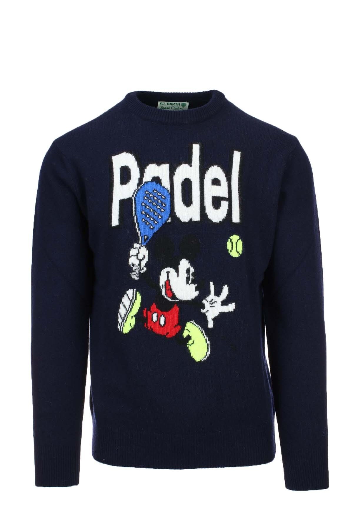 Maglia pullover girocollo in lana Saint Barth Padel