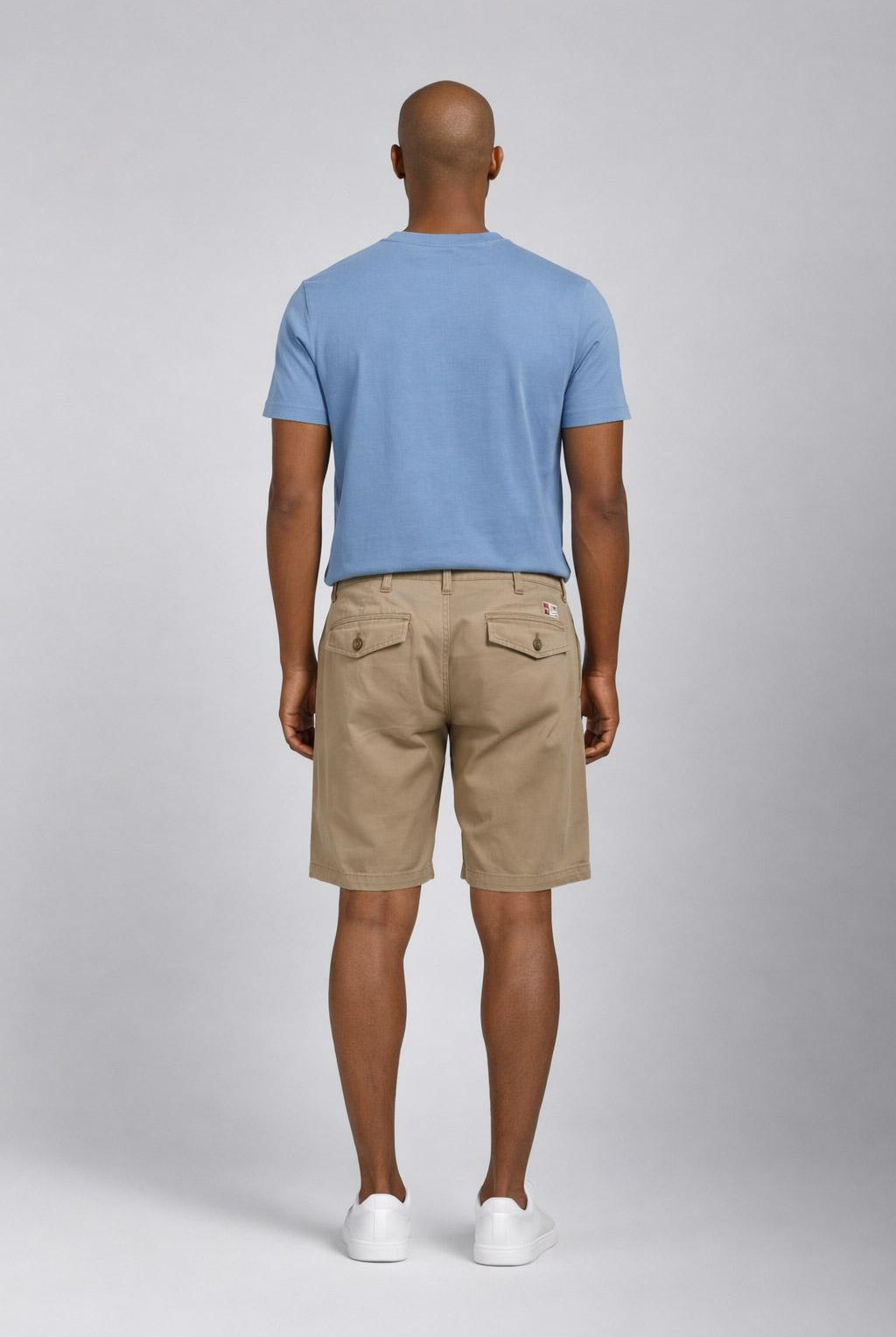 Bermuda Uomo in Cotone Stretch con Logo
