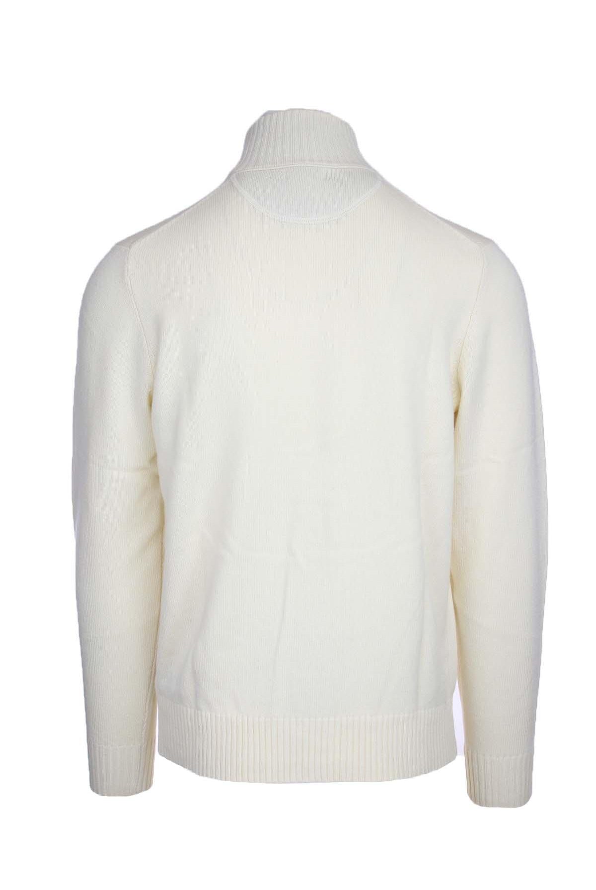 Maglia cardigan collo alto bottoni