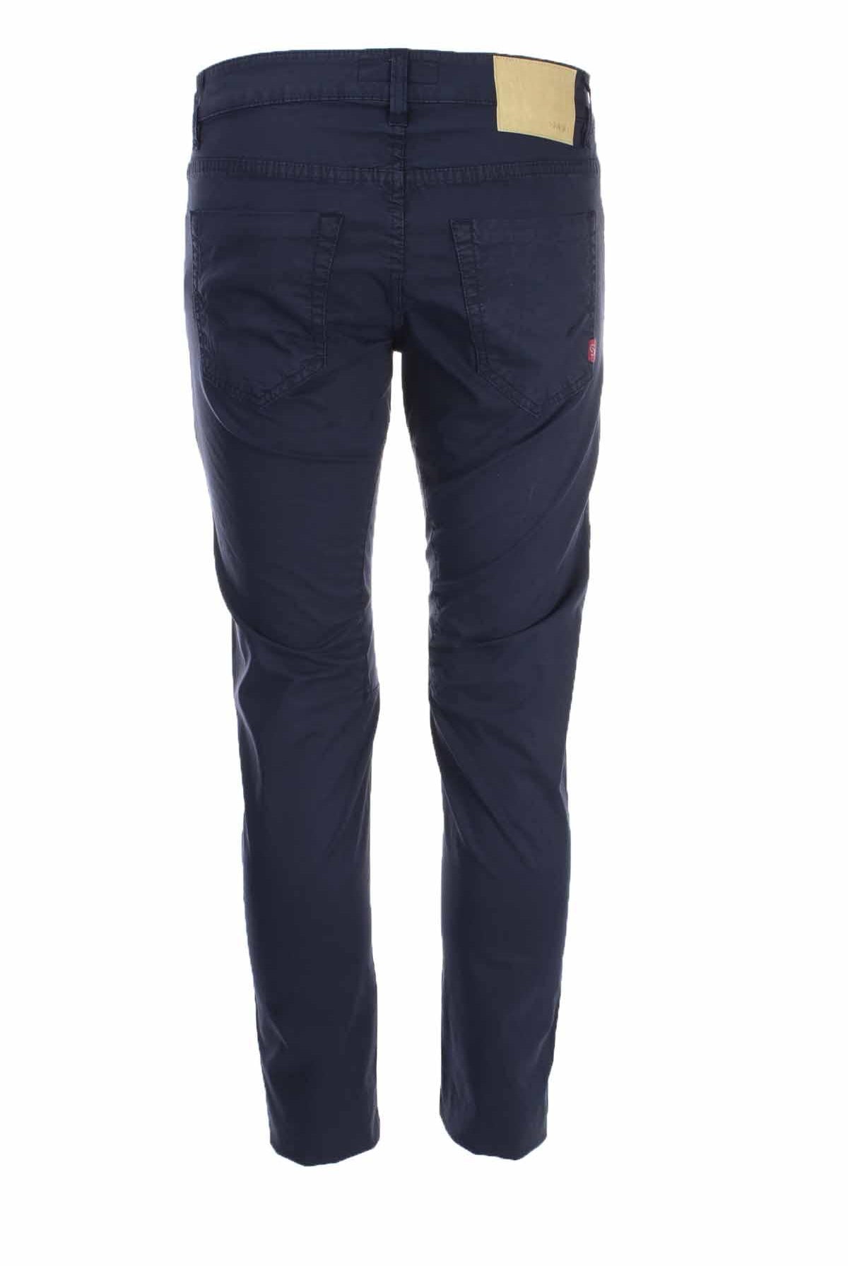 Pantalone in cotone con toppa