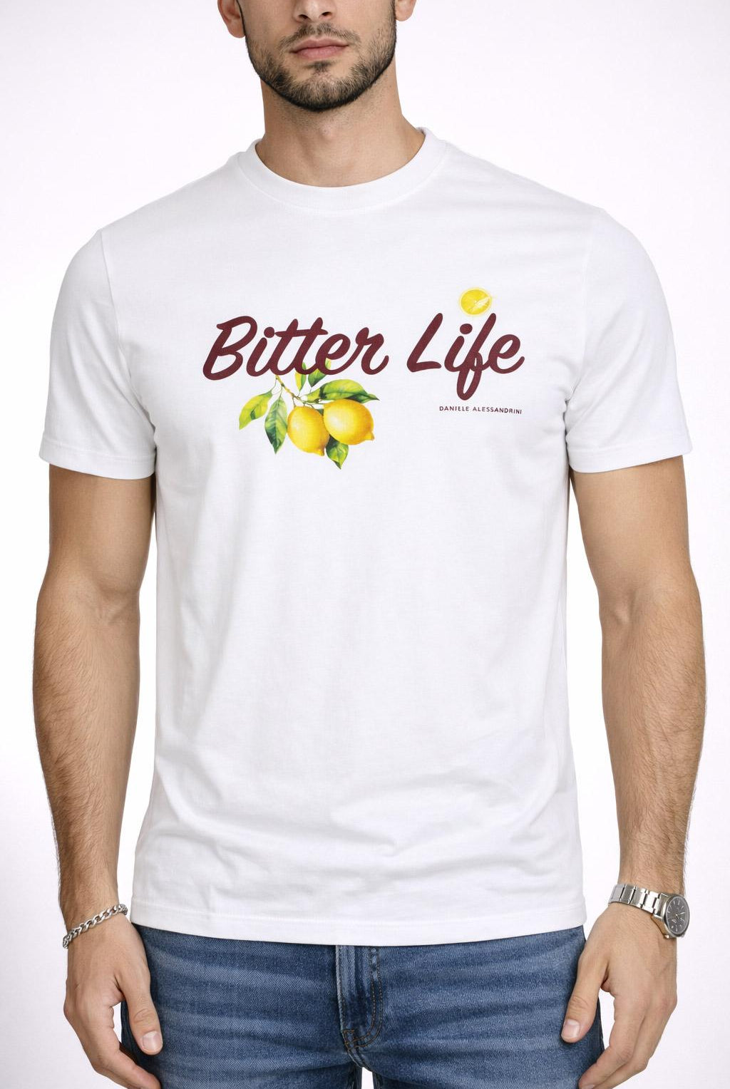 T-Shirt Uomo Bitter Life Cotone Regular