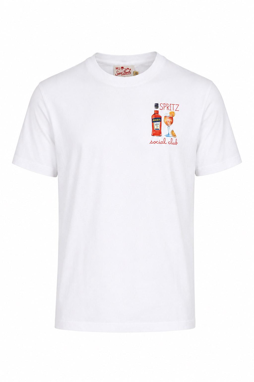 T-shirt in cotone "Spritz Social Club" limited edition