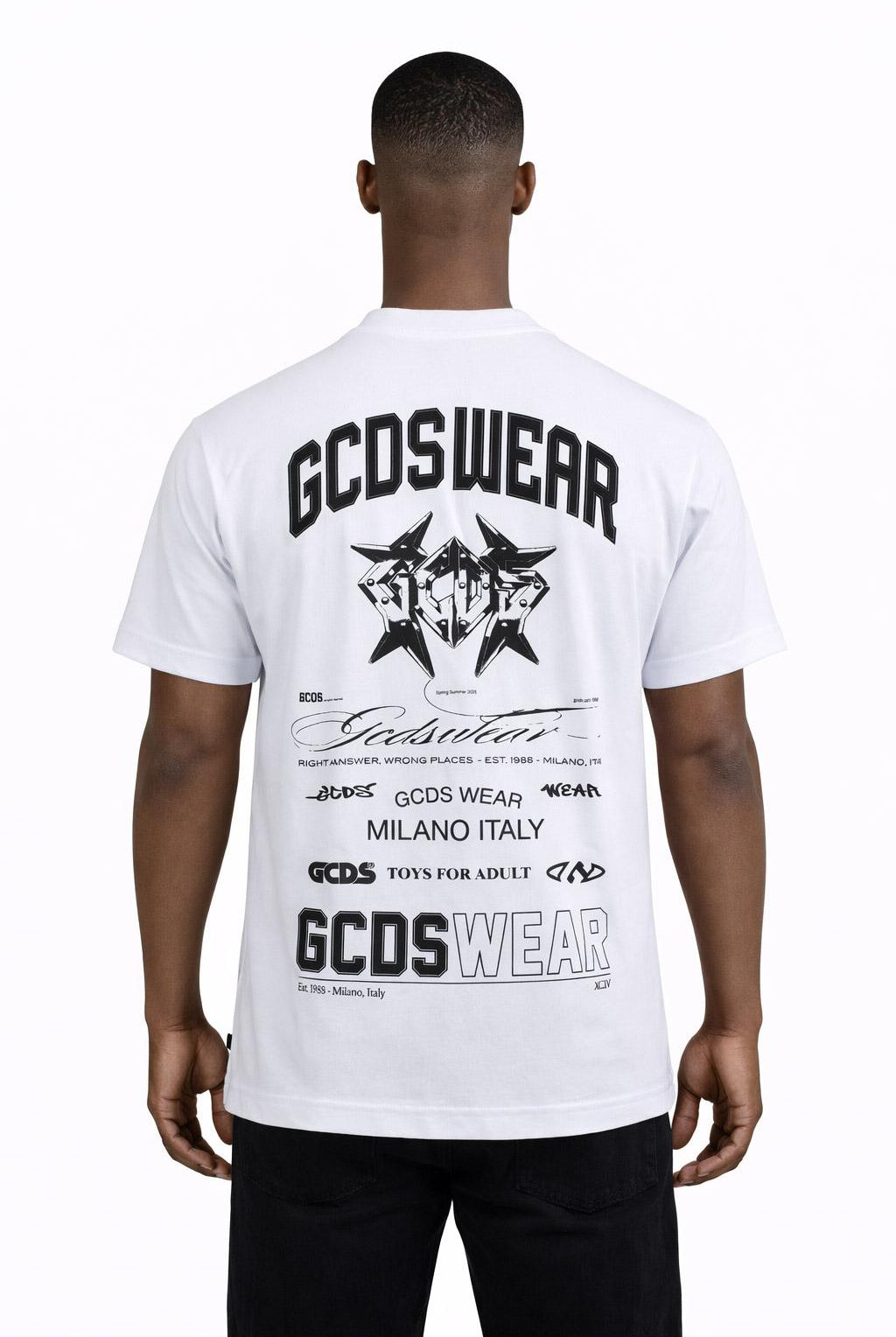T-Shirt Uomo History Stampa Fronte Retro