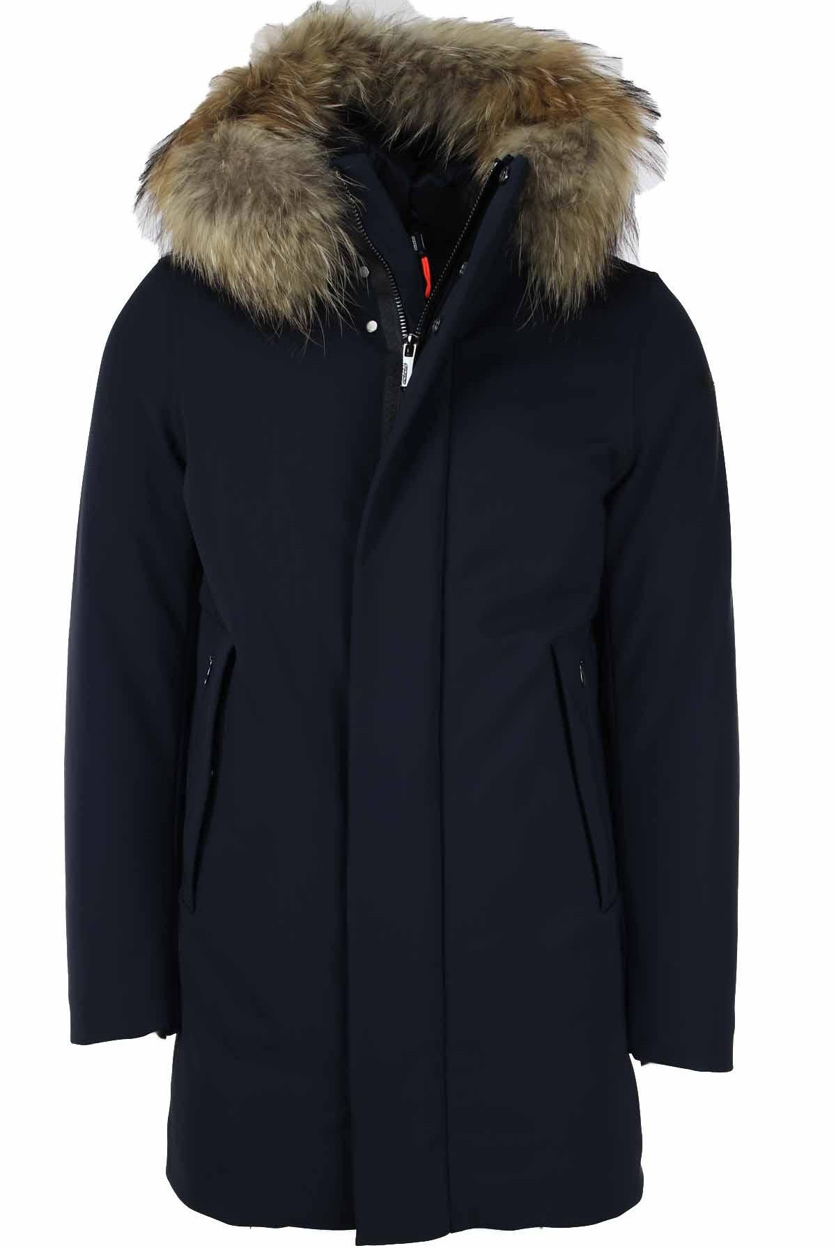 Parka Winter Eskimo con cappuccio bordato in pelliccia