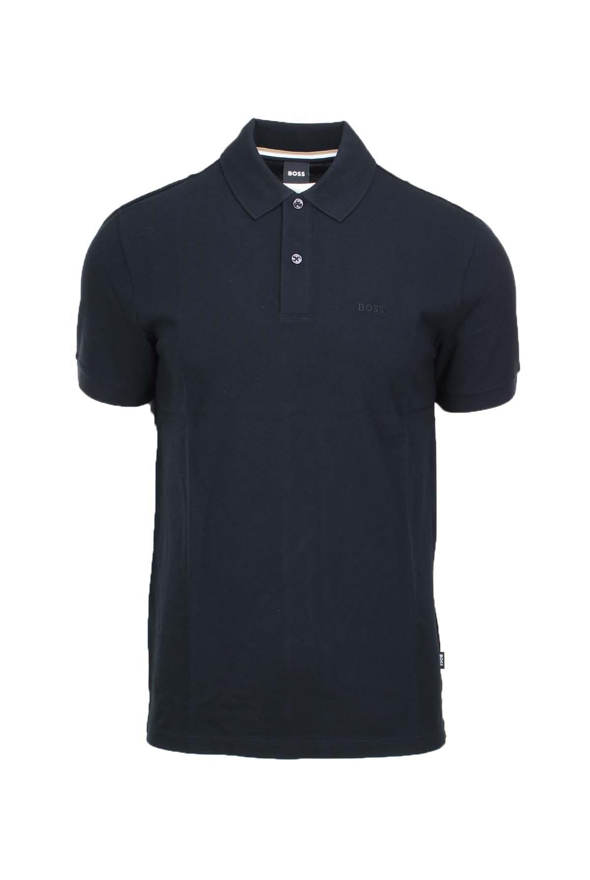 Polo mezza manica in cotone piquet con logo