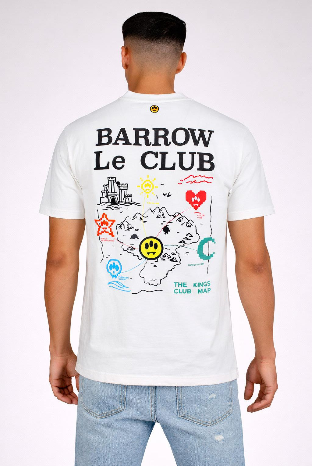 T-Shirt Uomo Le Club Stampa Map Retro