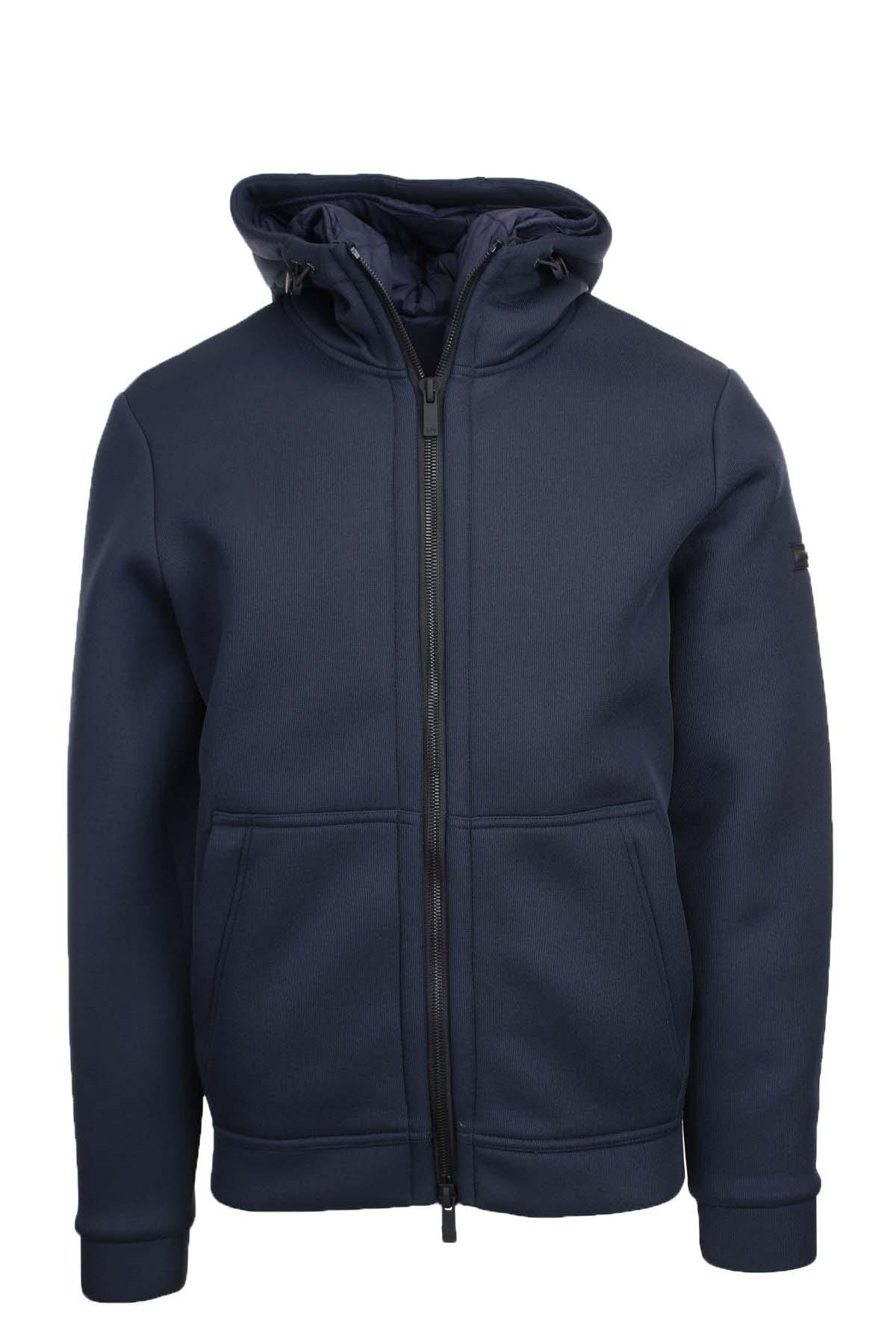 Giubbotto bomber in neoprene con interno staccabile