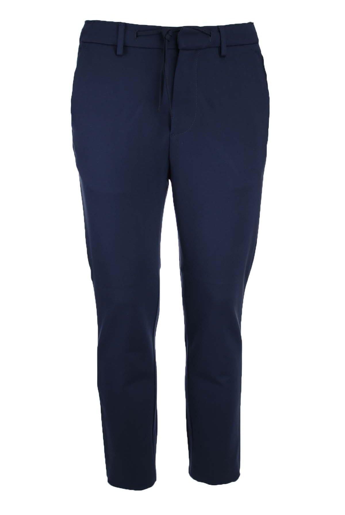 Pantalone in jersey elasticizzato con coulisse
