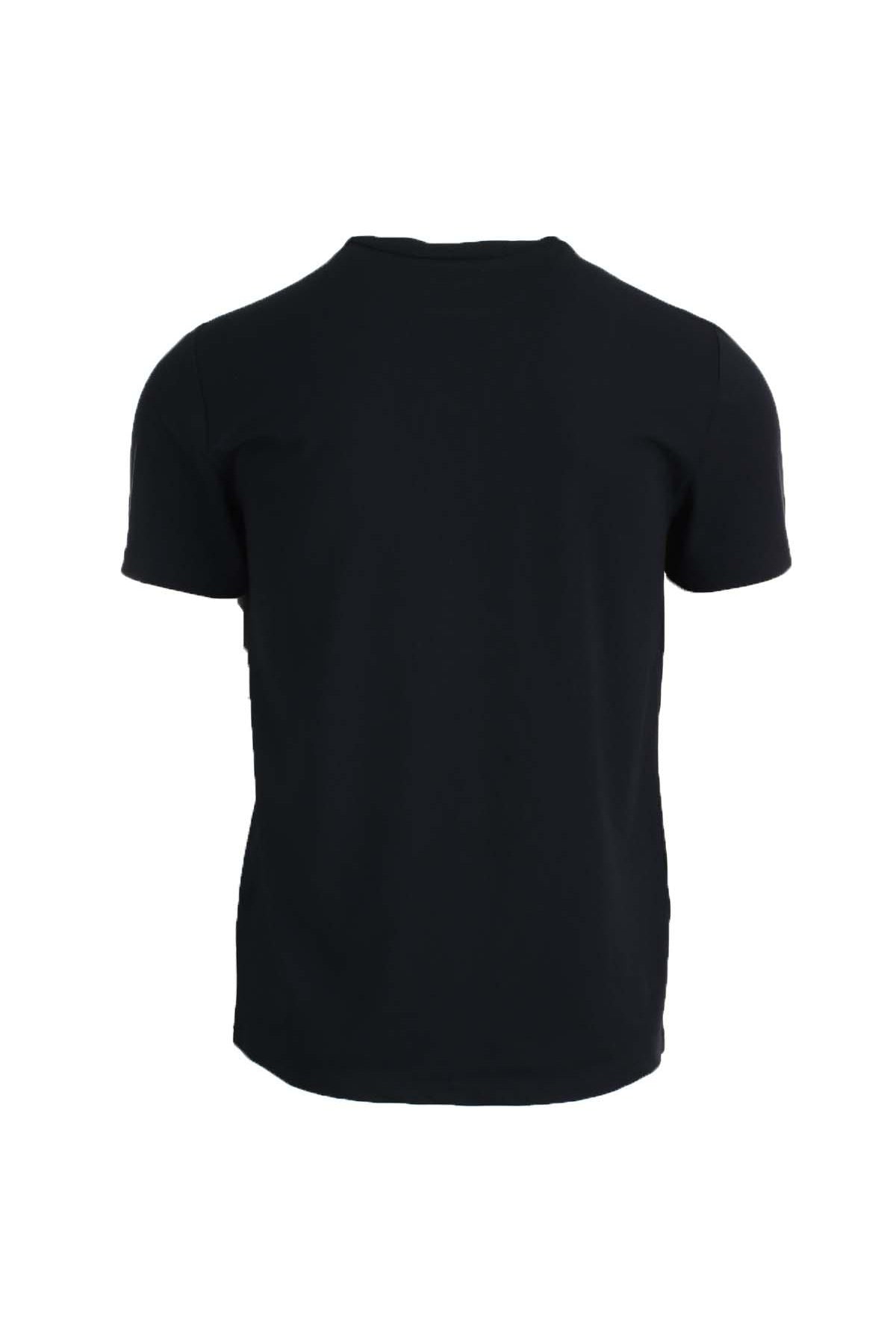 Tshirt in piquet stretch di cotone e seta