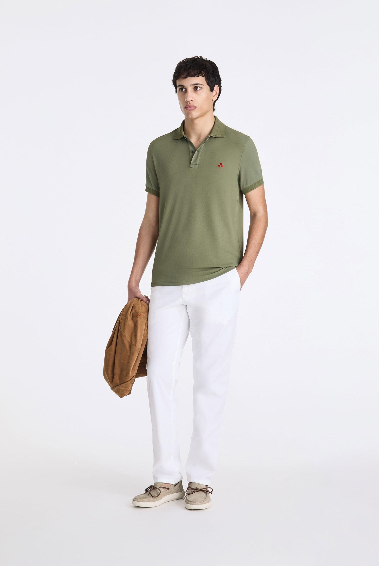 Polo Uomo Piquet Tecnico Stretch Plantago