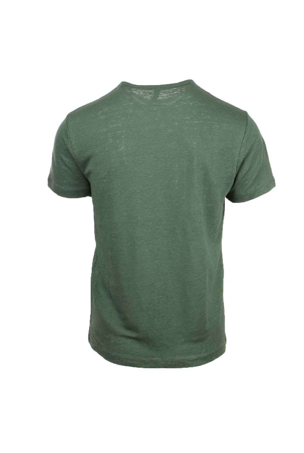 Maglia t shirt in filo di lino