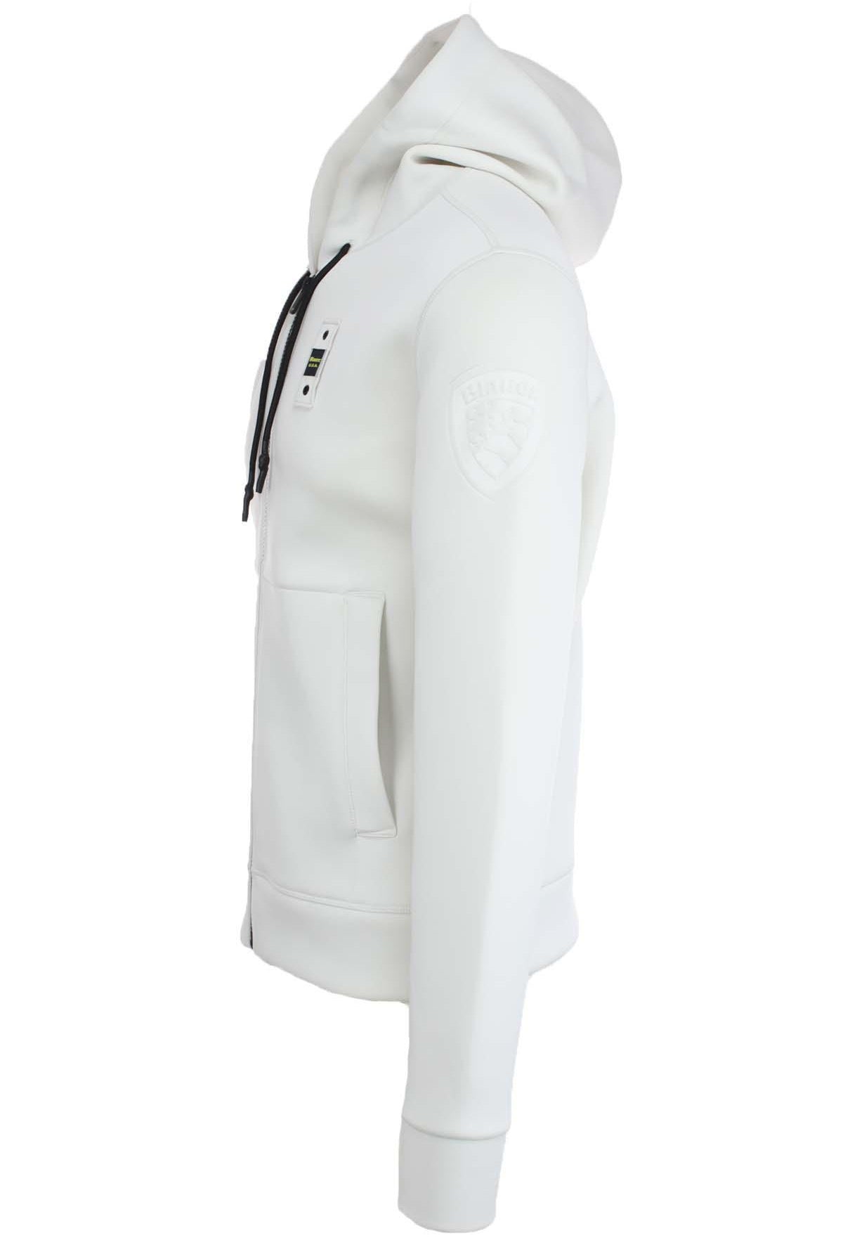 Felpa zip in neoprene con cappuccio COLBY NEOPRENE