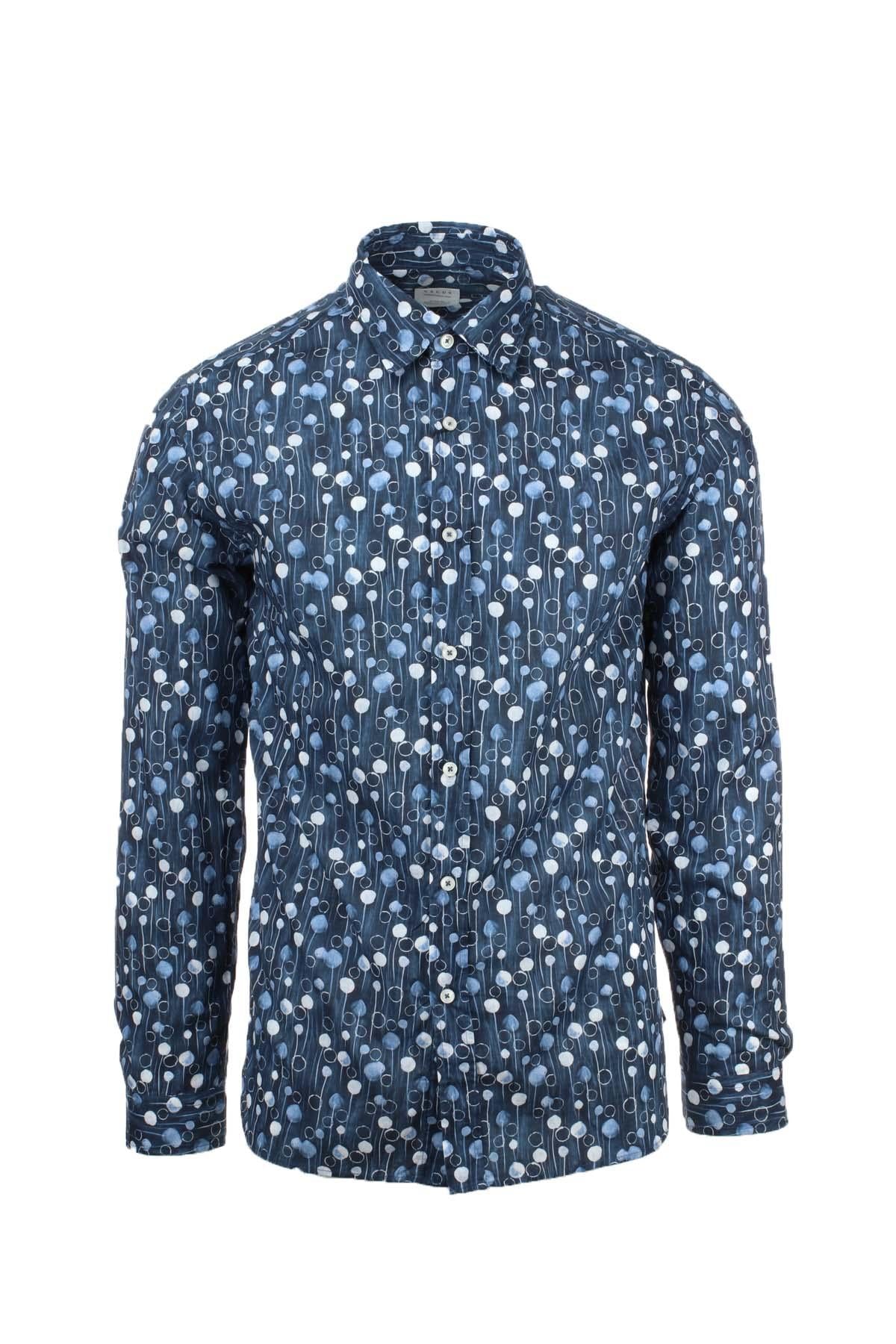 Camicia in cotone fantasia