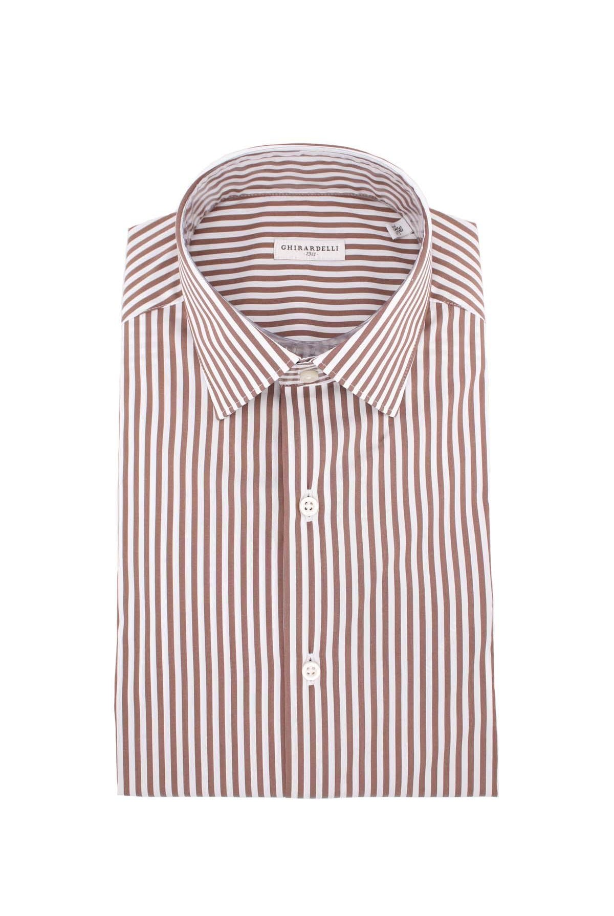 Camicia in cotone a righe